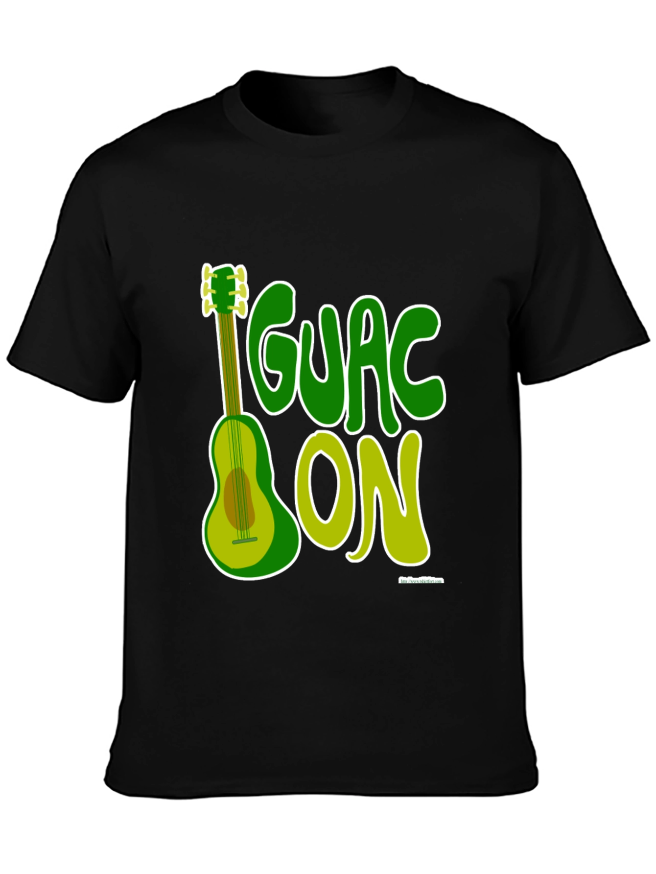 Guac On T-Shirt - Avocado Guitar Pun Tee