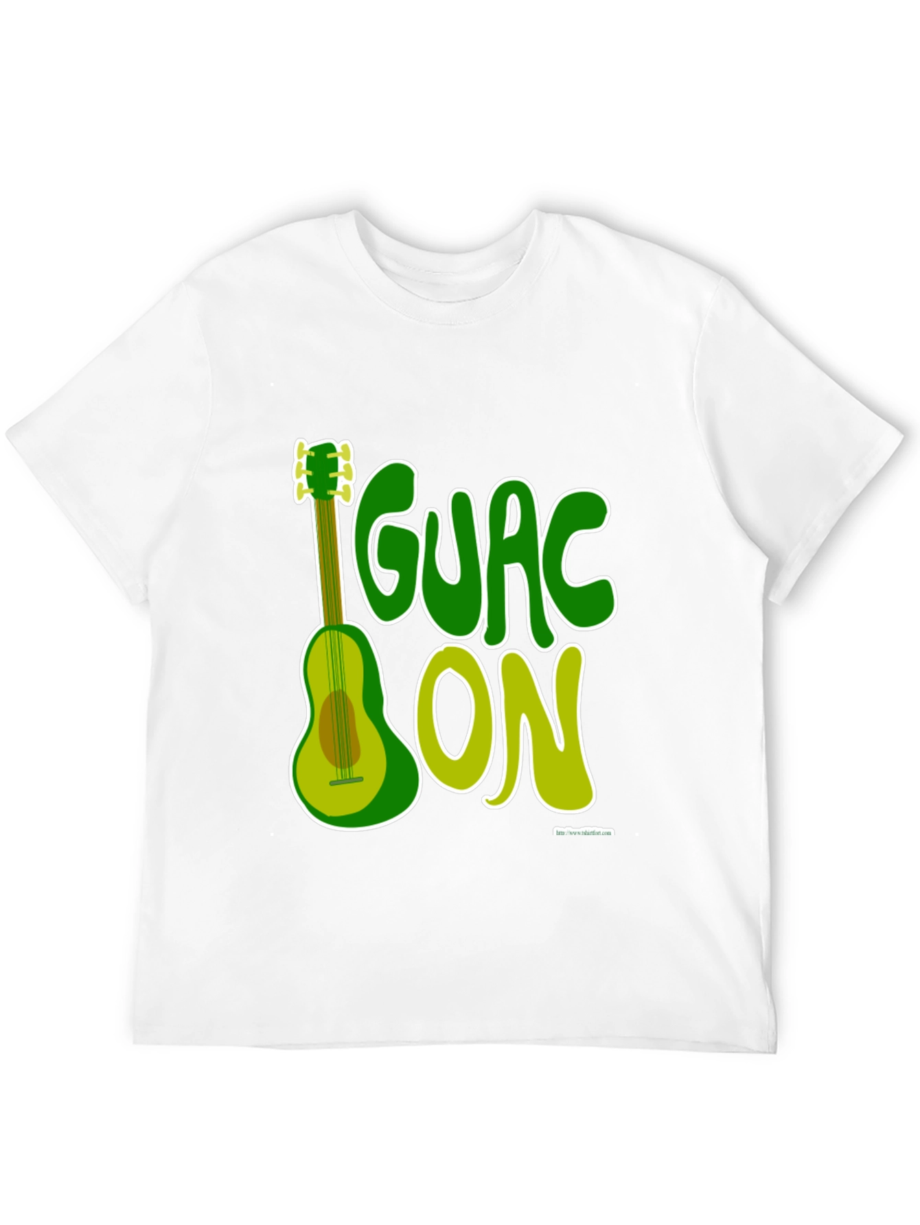 Guac On T-Shirt - Avocado Guitar Pun Tee
