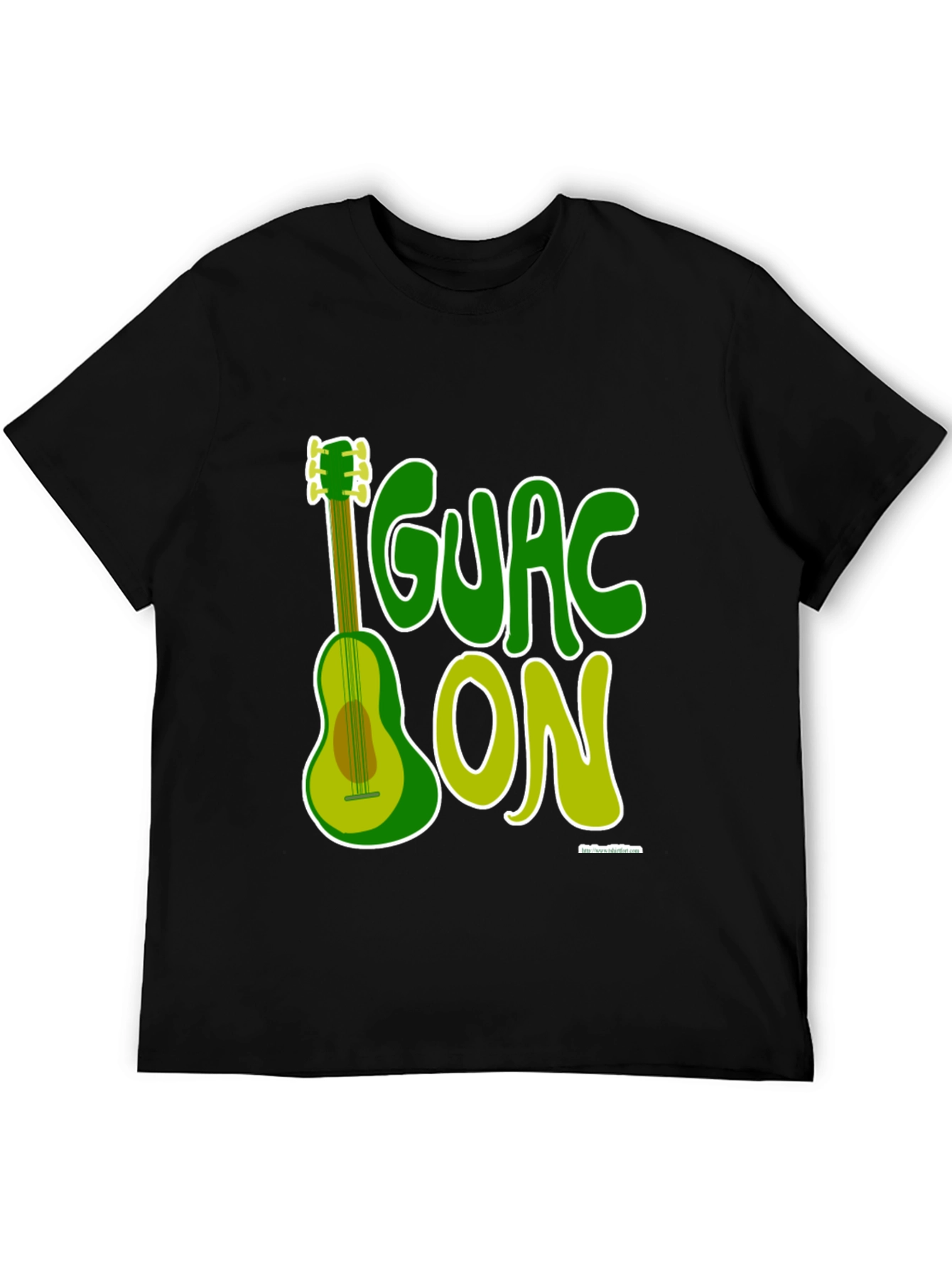 Guac On T-Shirt - Avocado Guitar Pun Tee