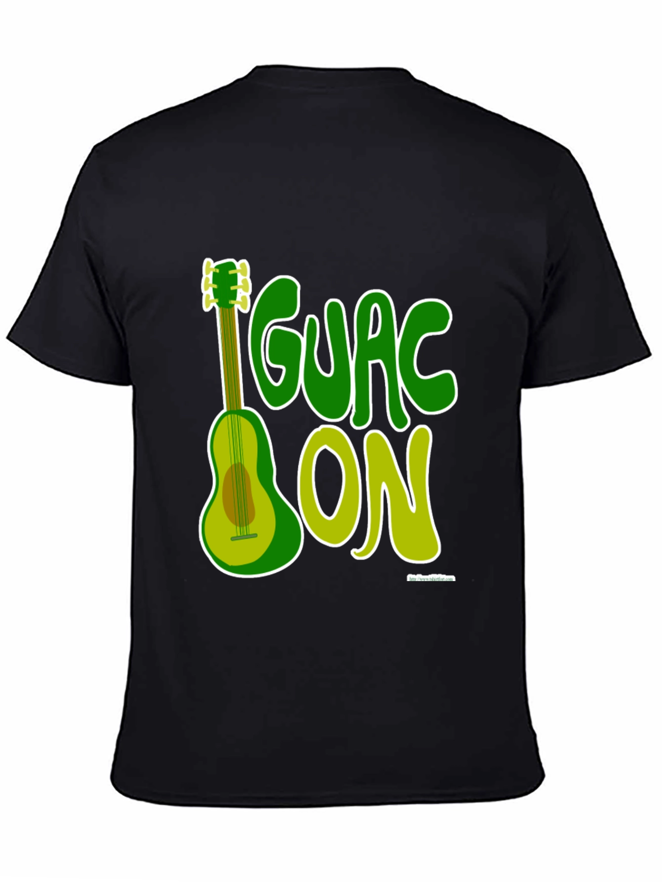 Guac On T-Shirt - Avocado Guitar Pun Tee