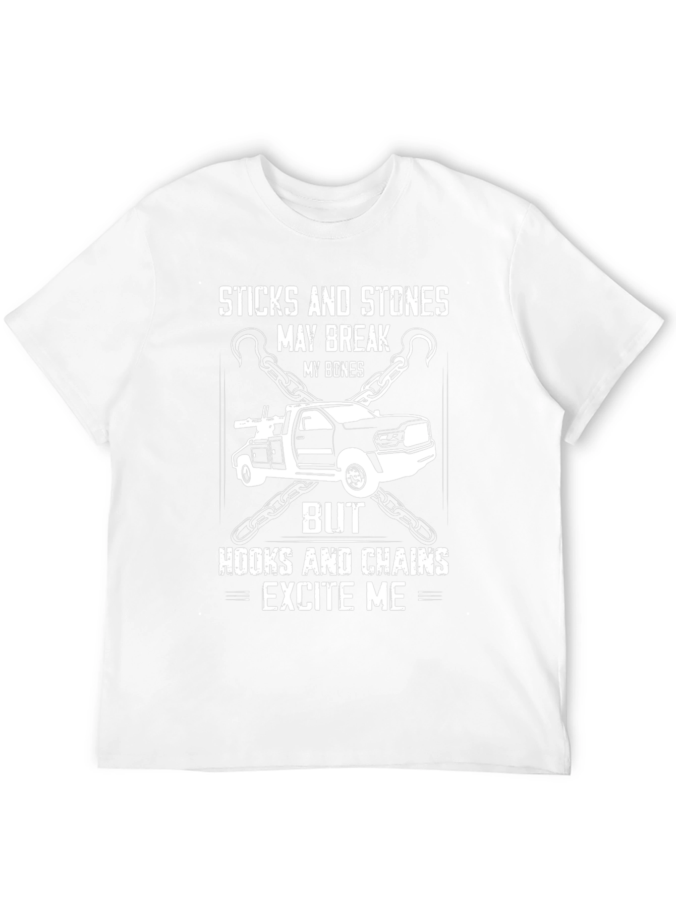 Sticks and Stones Tow Truck T-Shirt