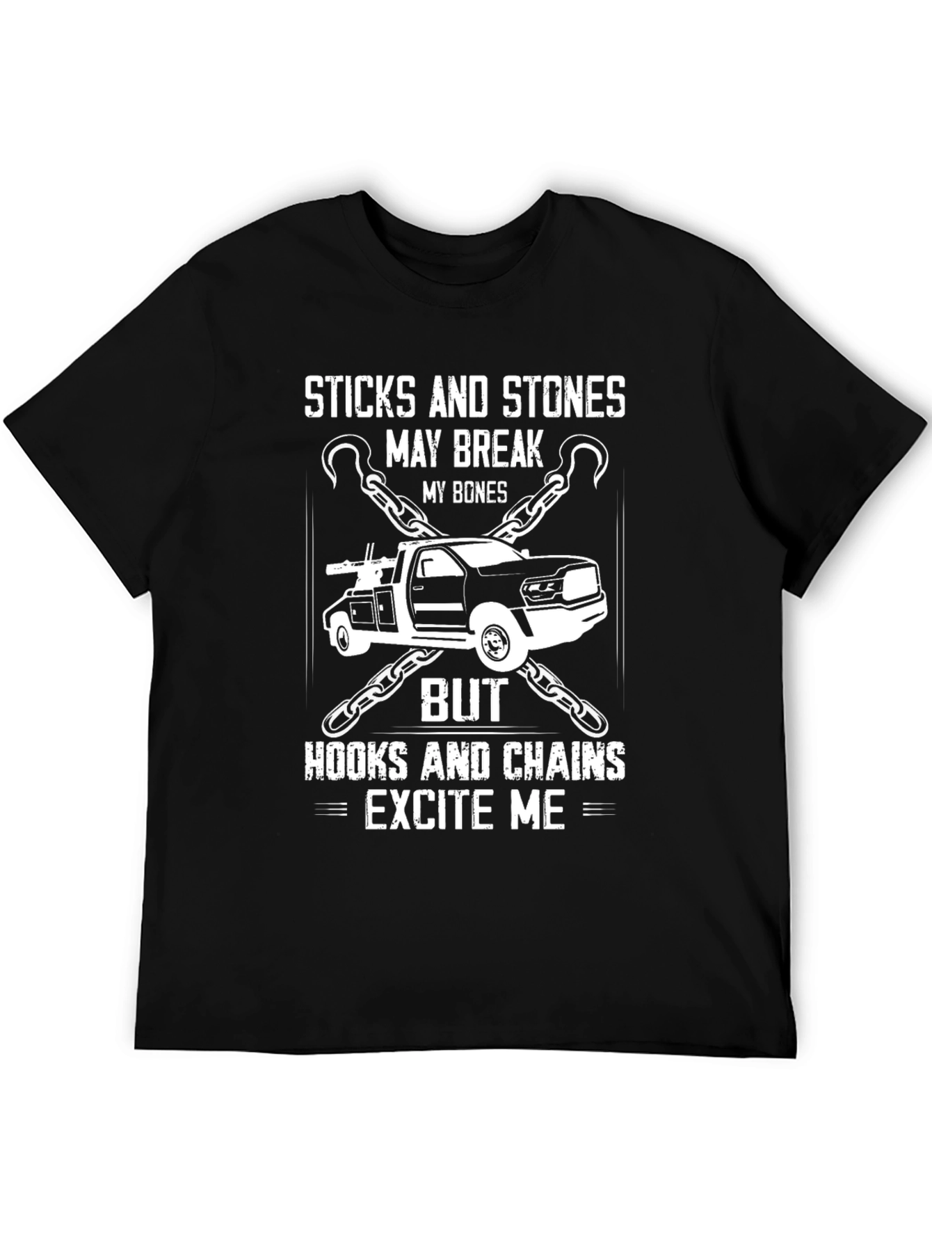 Sticks and Stones Tow Truck T-Shirt