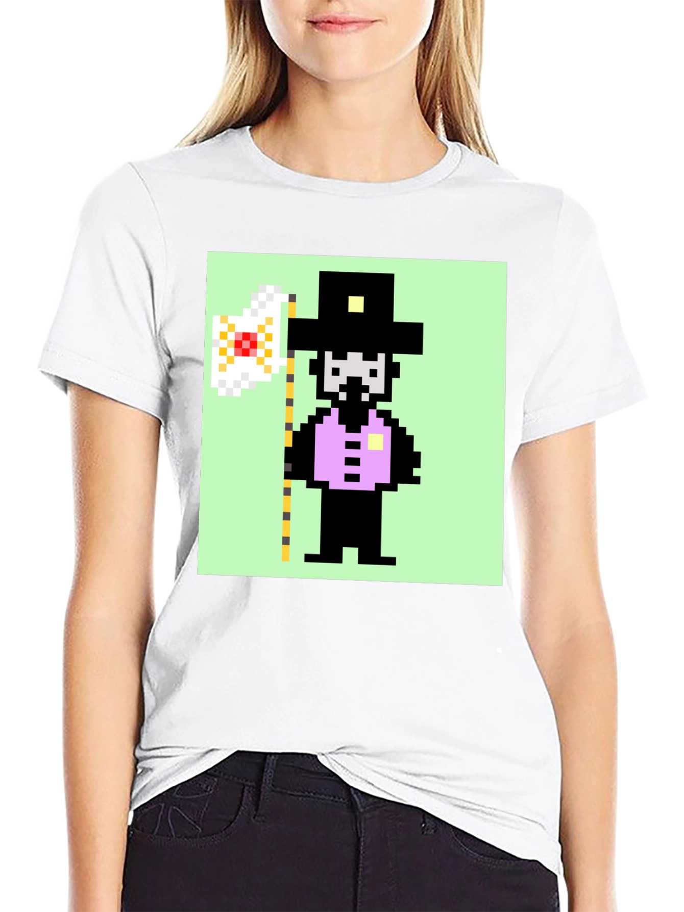 Pixelated Crypto Cowboy T-Shirt