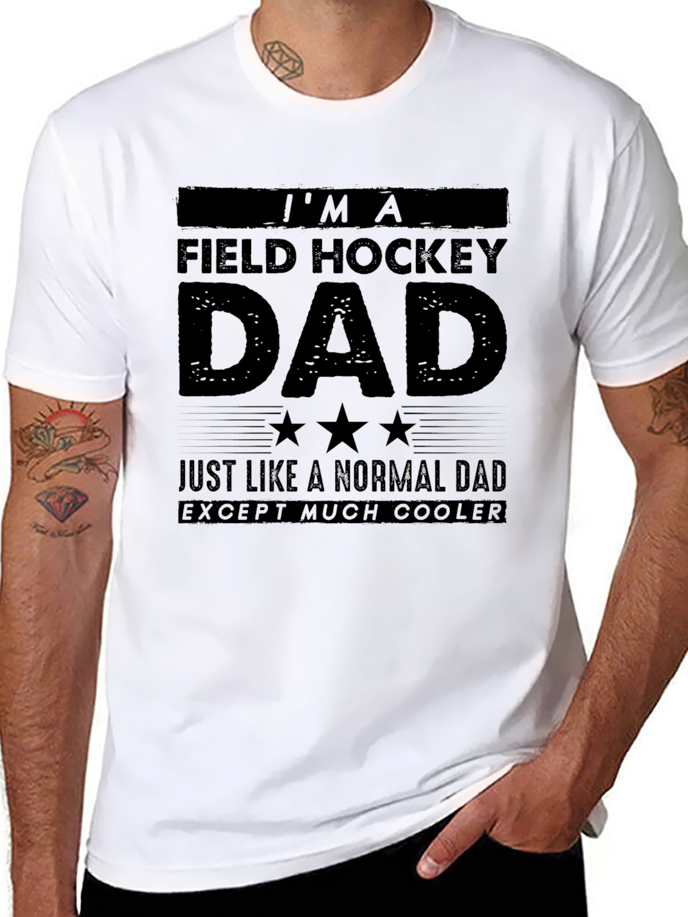 Field Hockey Dad T-Shirt - Cooler Than Normal