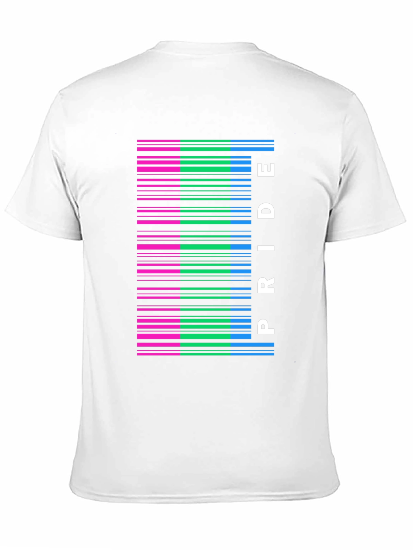 Pride Barcode Graphic T-Shirt - Black