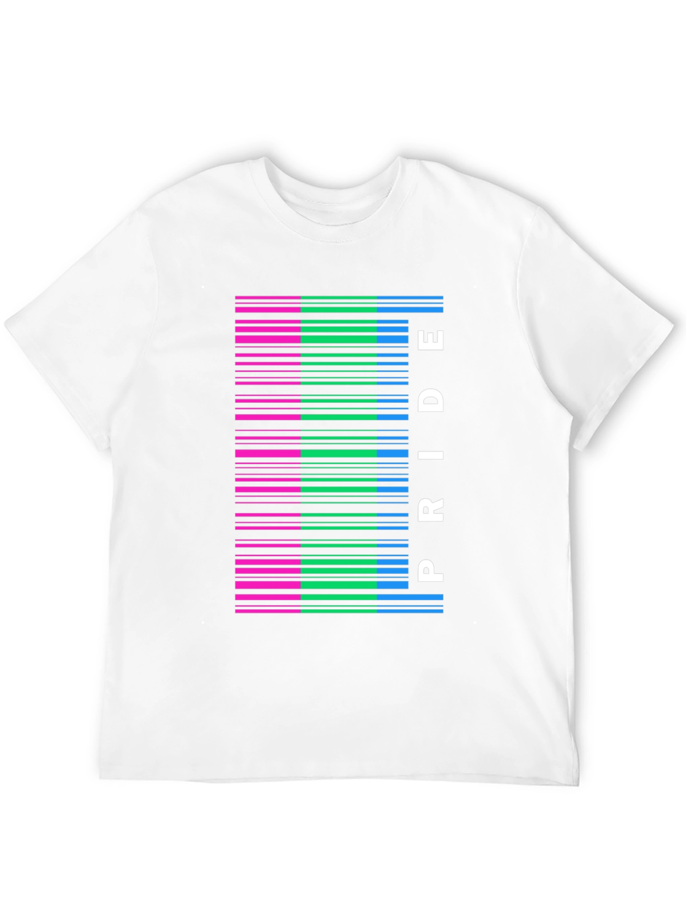 Pride Barcode Graphic T-Shirt - Black