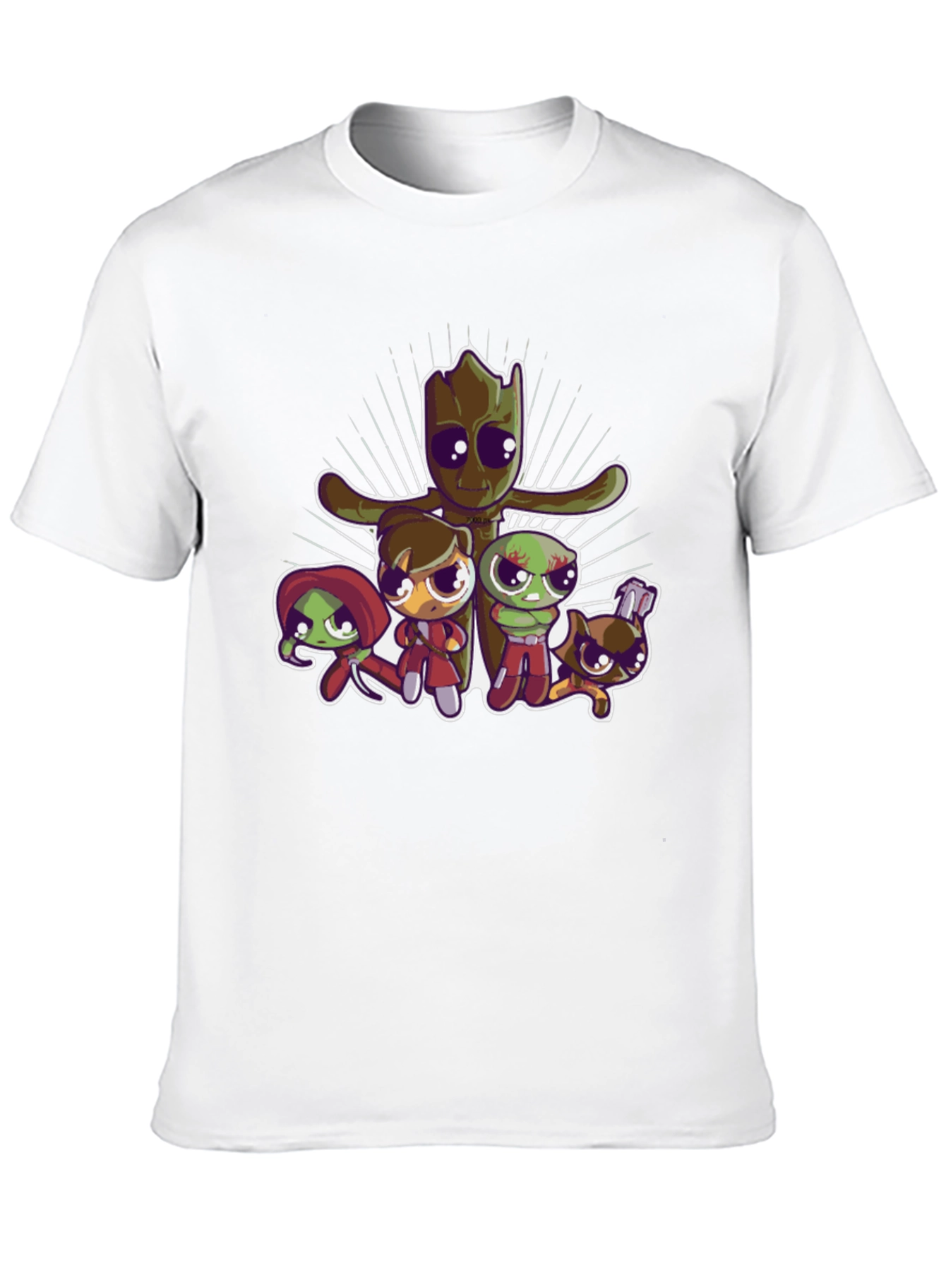 Guardians of the Galaxy Chibi T-Shirt - Black