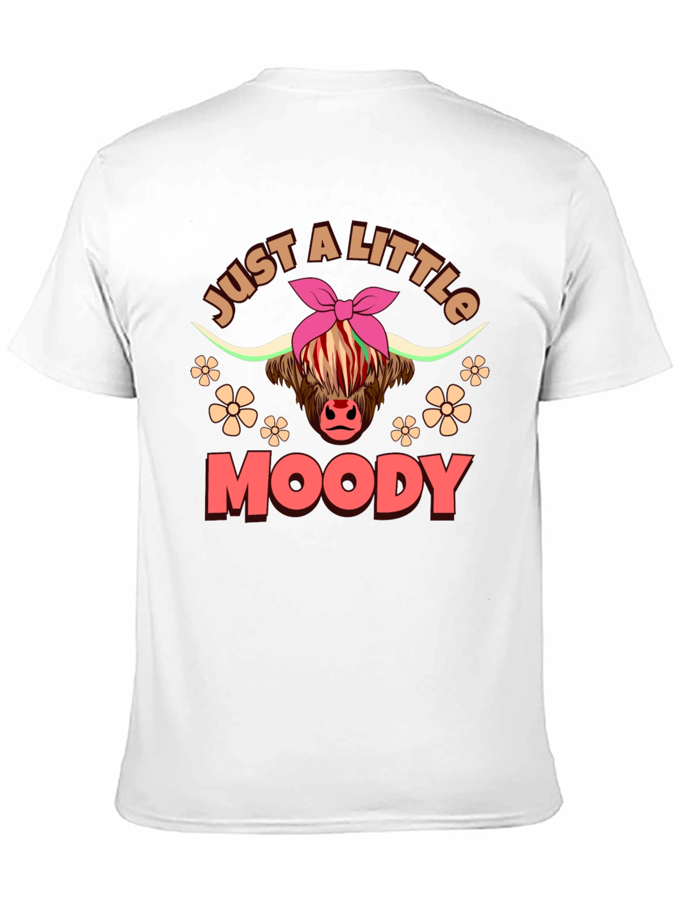 Just A Little Moody Highland Cow T-Shirt