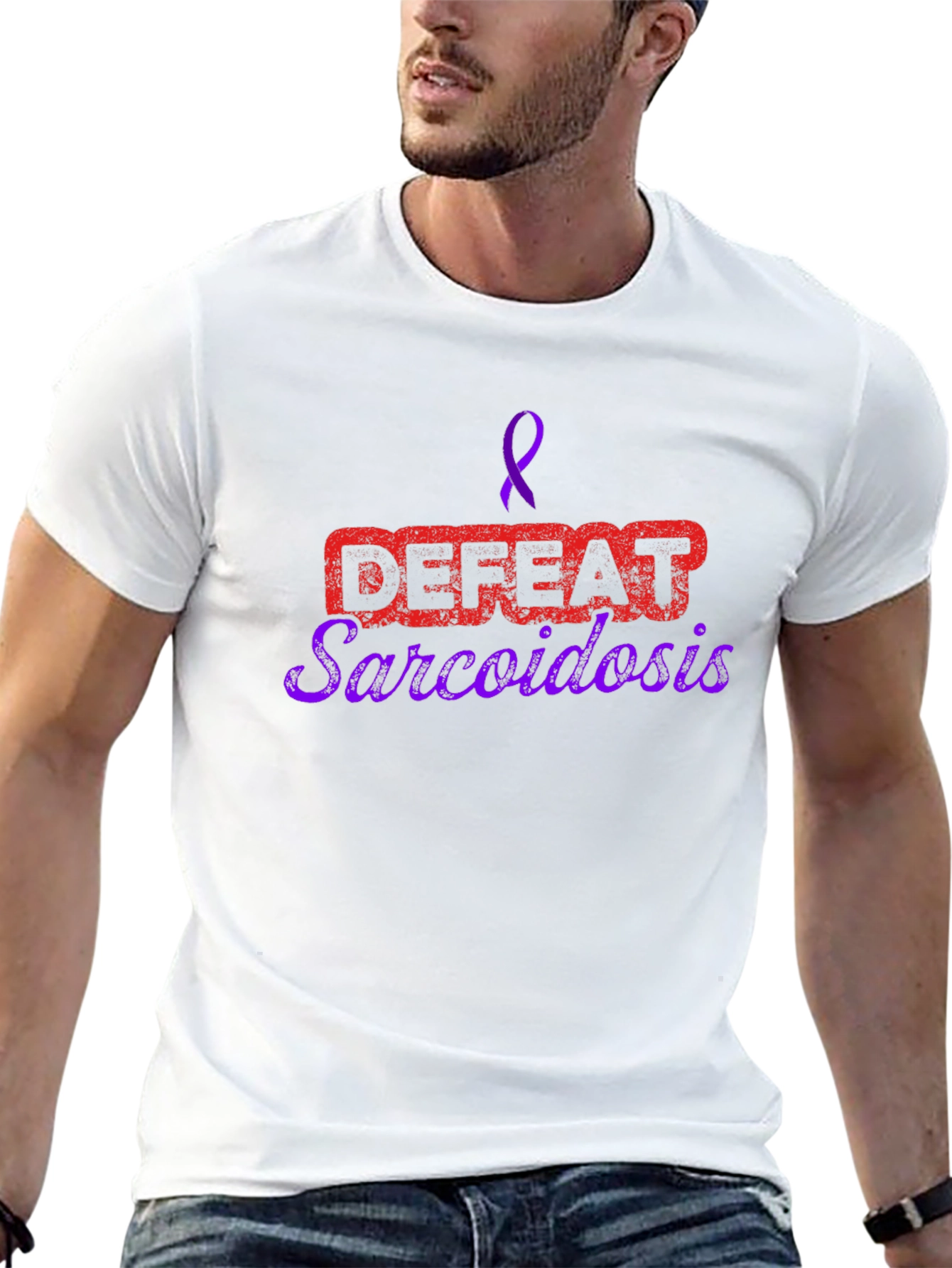 Sarcoidosis Awareness Black T-Shirt