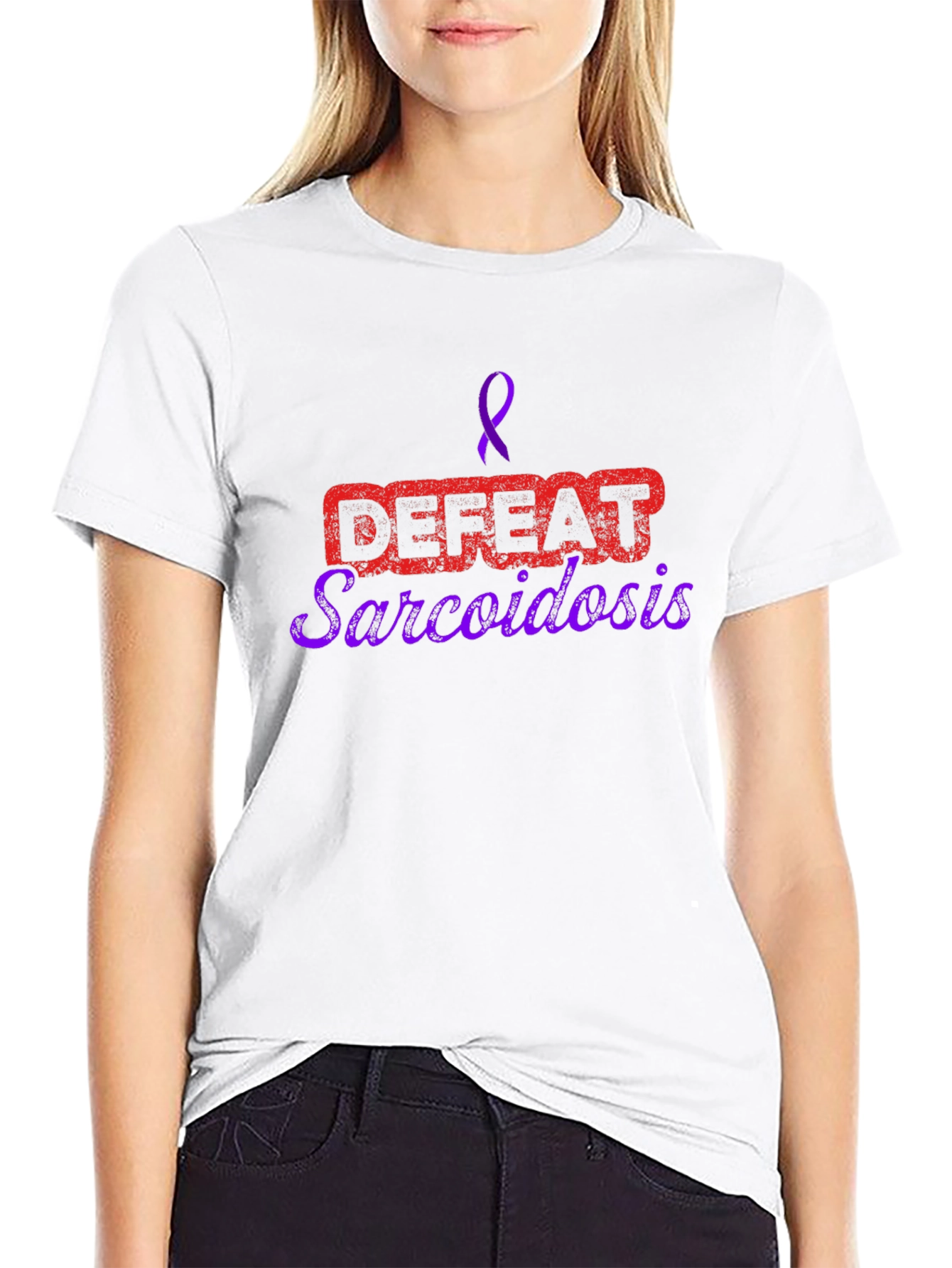 Sarcoidosis Awareness Black T-Shirt