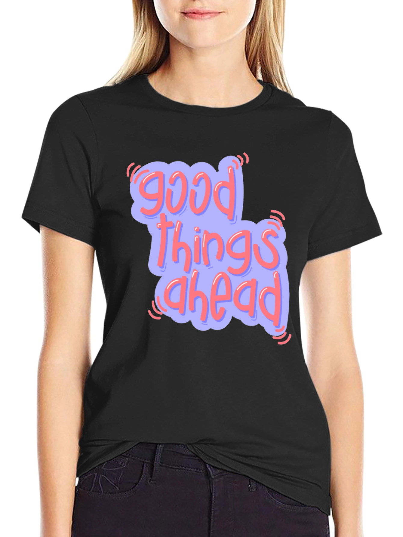 Good Things Ahead Graphic Tee - Positive Vibes