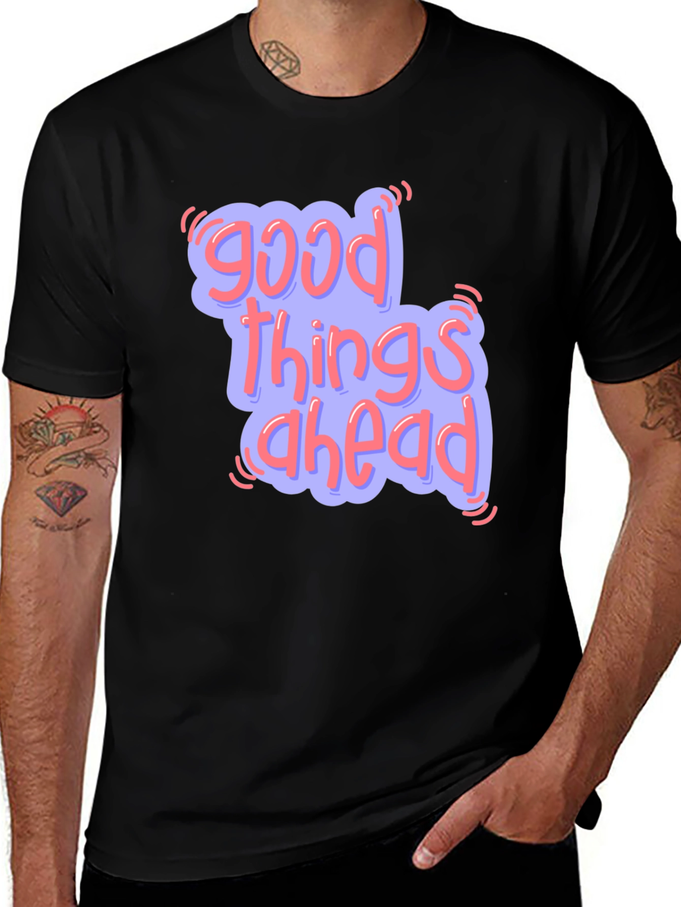 Good Things Ahead Graphic Tee - Positive Vibes