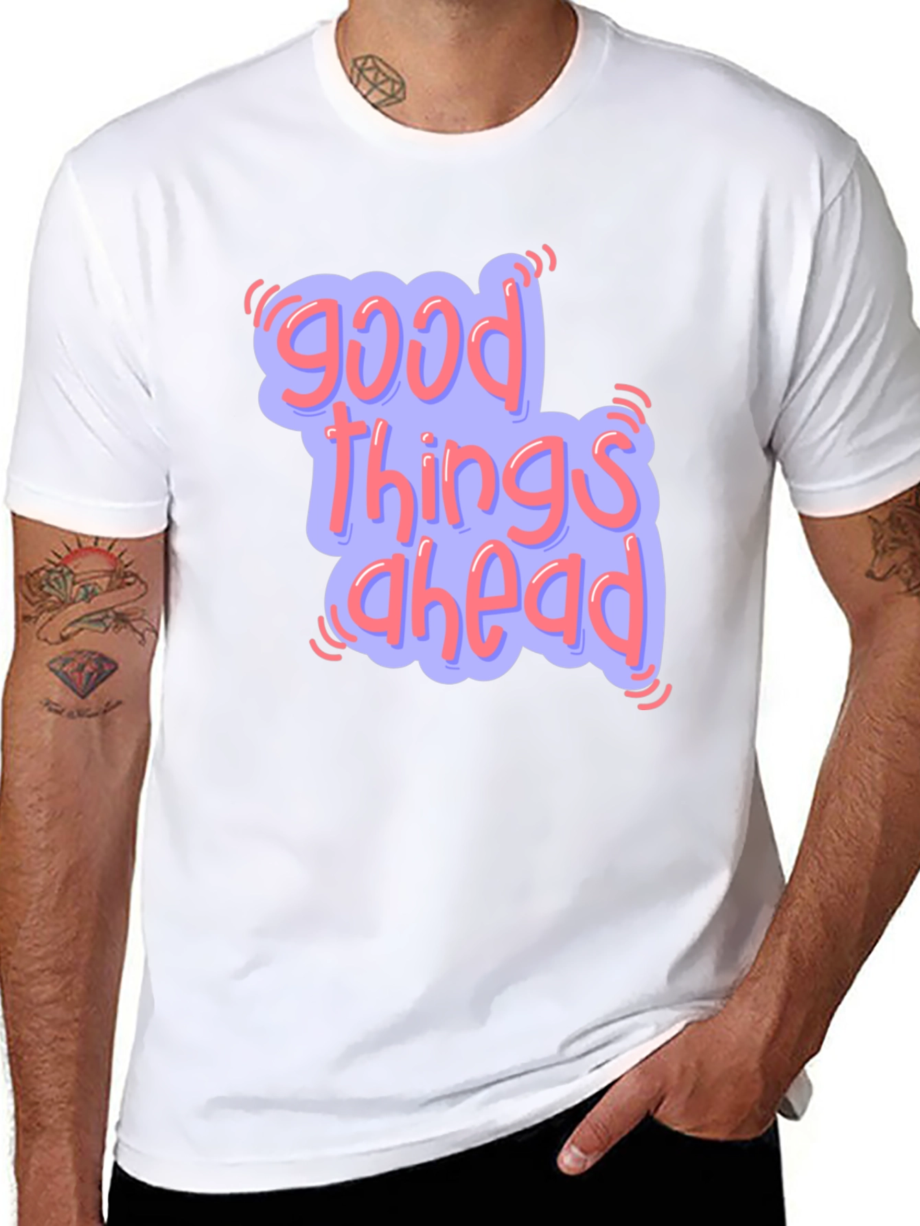 Good Things Ahead Graphic Tee - Positive Vibes