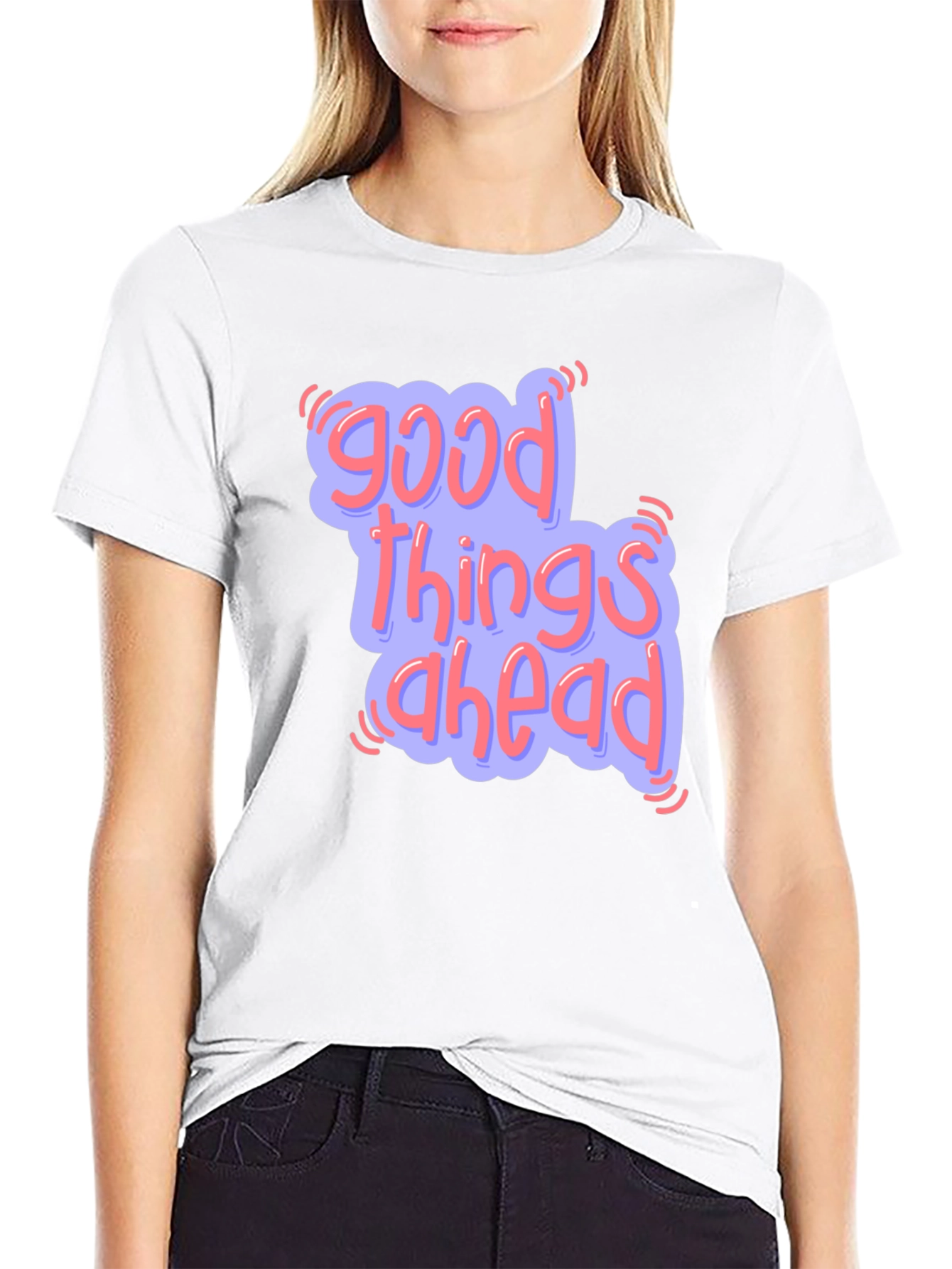 Good Things Ahead Graphic Tee - Positive Vibes
