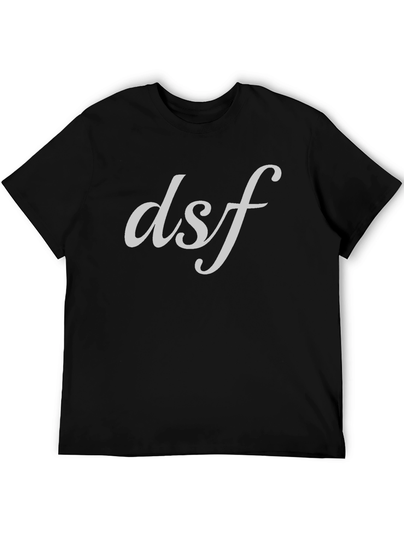 Stylish dsf Graphic Tee - Soft Black Cotton T-Shirt