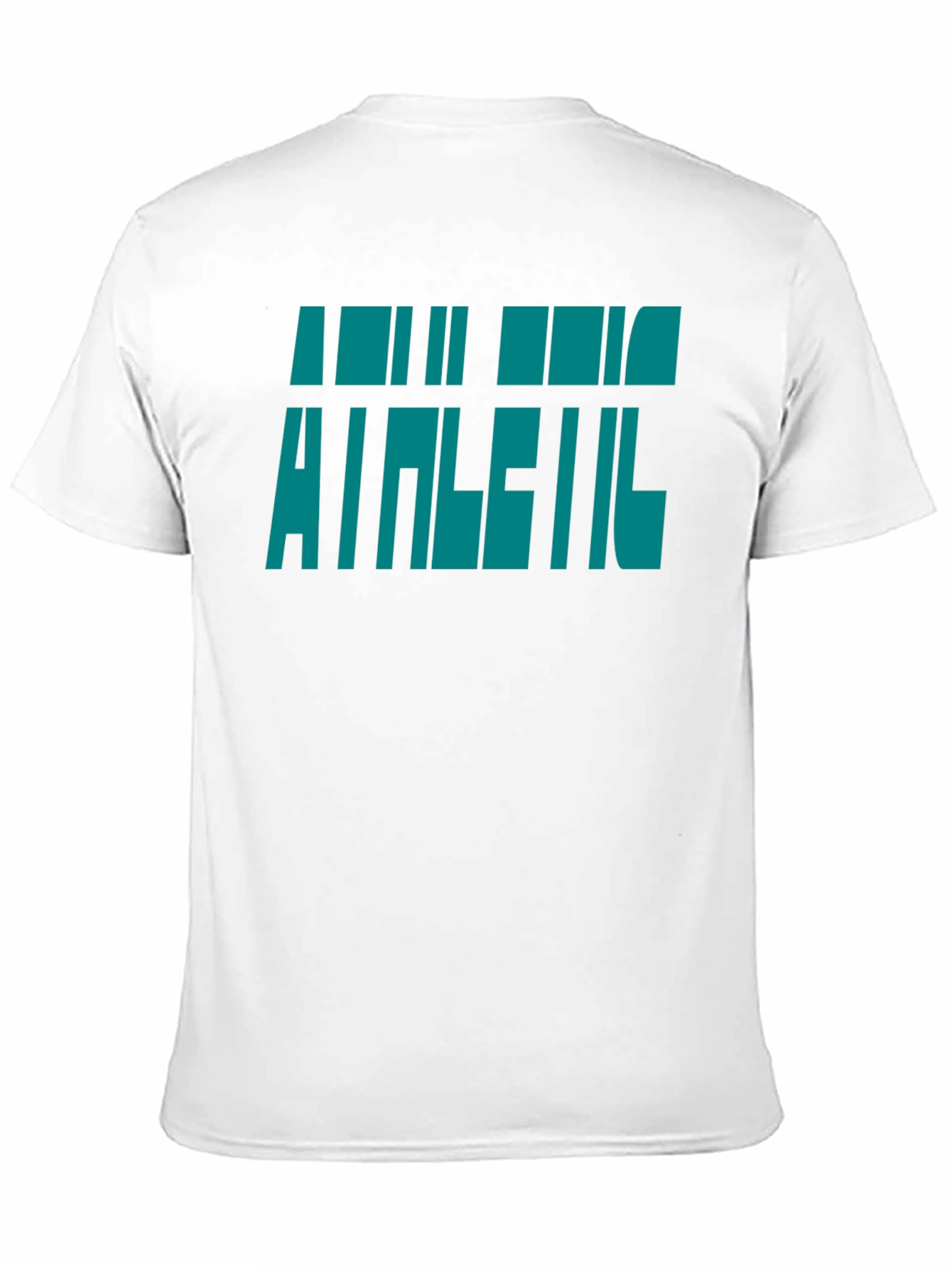 Athletic Graphic Print Black T-Shirt