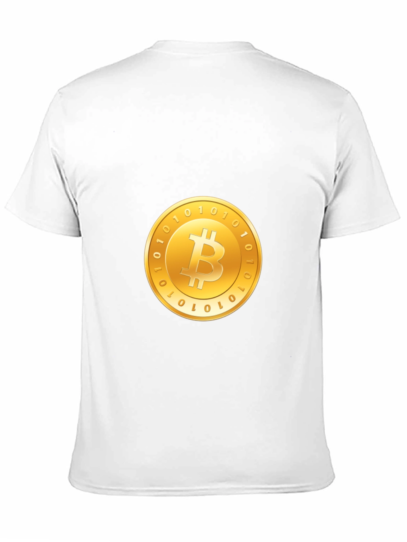 Bitcoin Crypto T-Shirt - Golden Coin Design