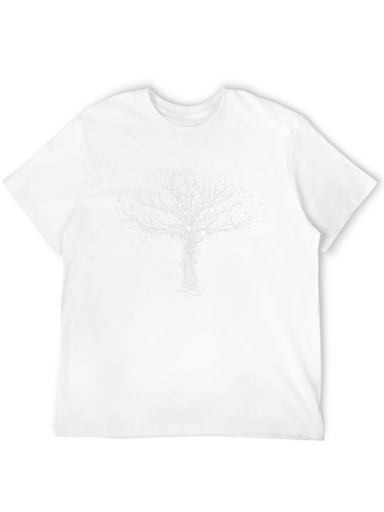 Tree of Life Graphic Tee - Black Cotton T-Shirt
