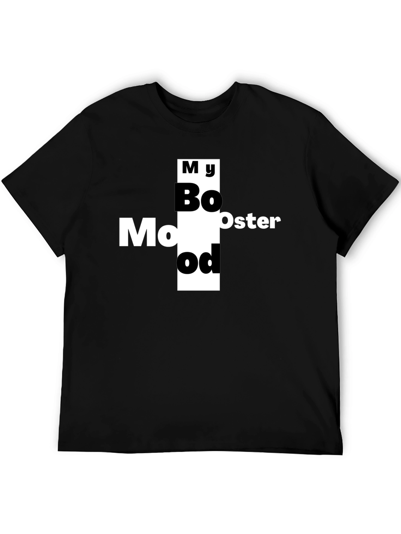 My Mood Booster Graphic T-Shirt - Black