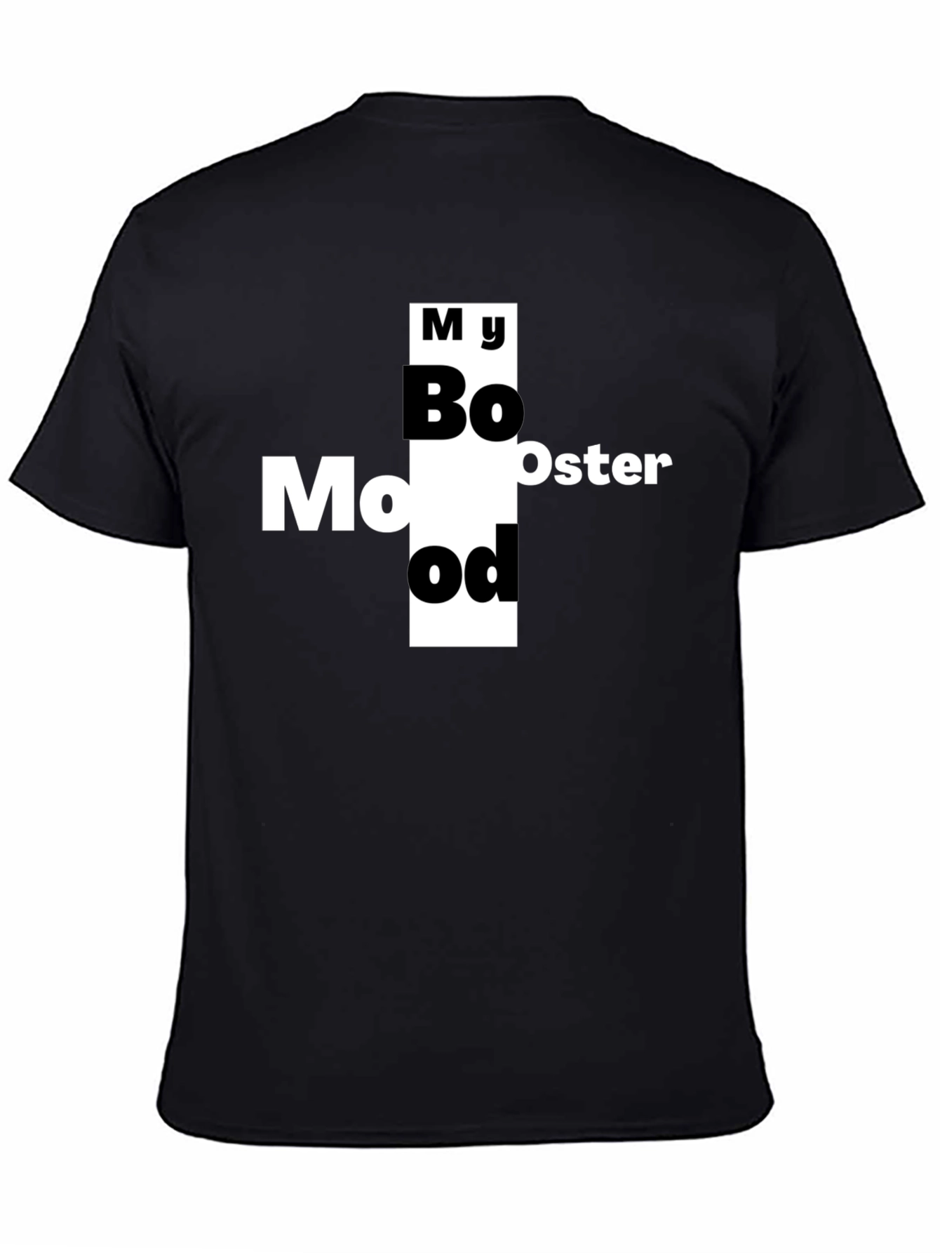 My Mood Booster Graphic T-Shirt - Black