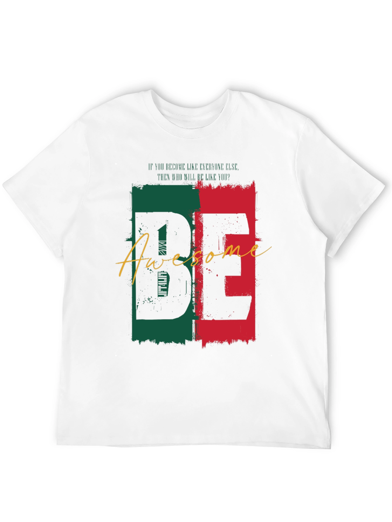 Be Awesome Black Graphic Tee