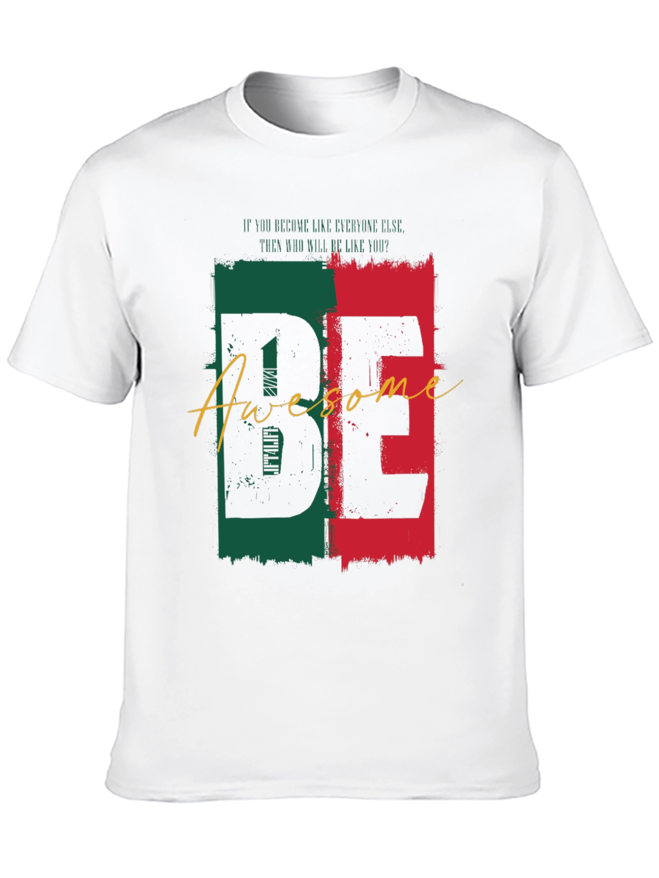 Be Awesome Black Graphic Tee