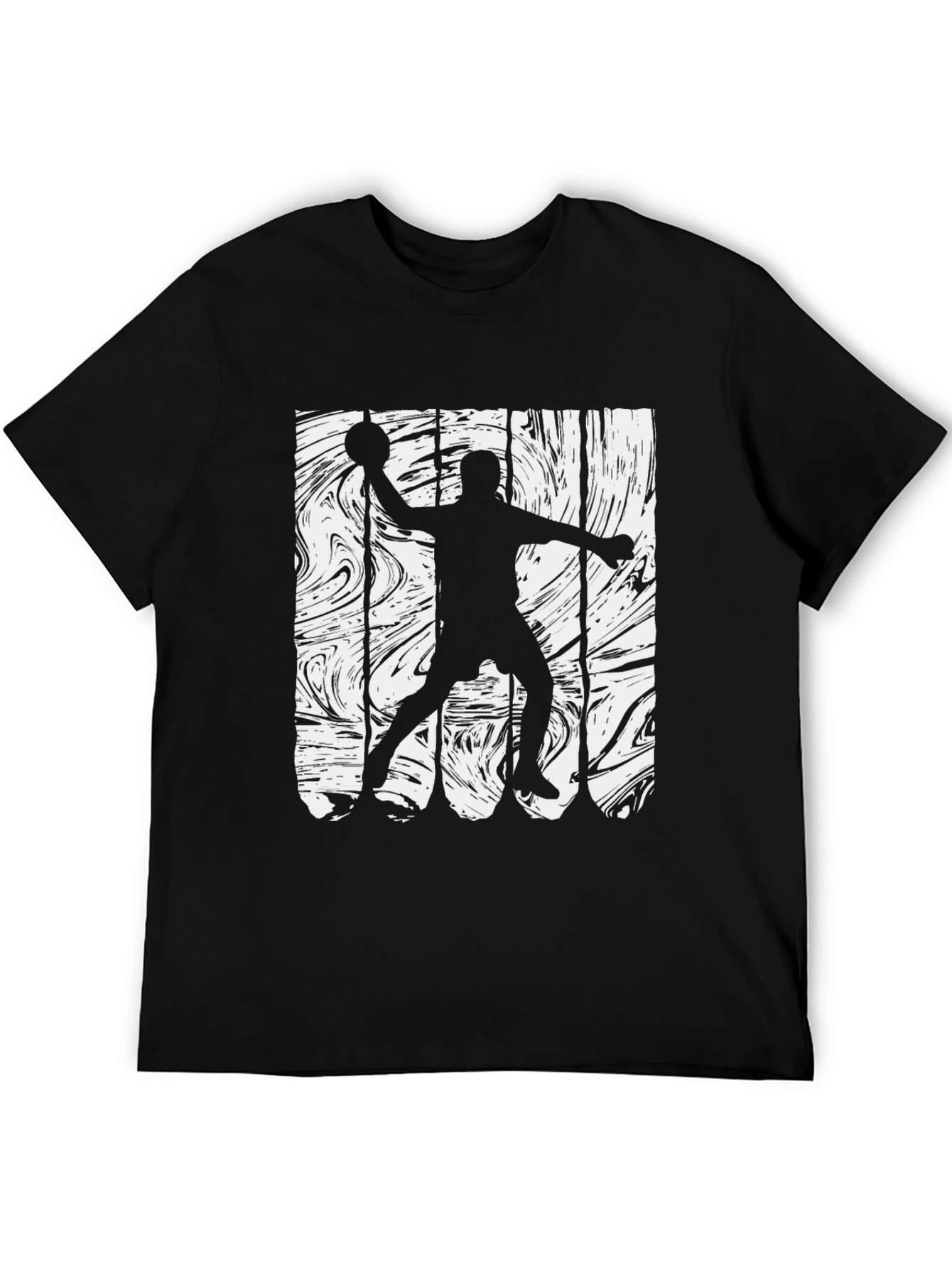 Handball Player Graphic T-Shirt