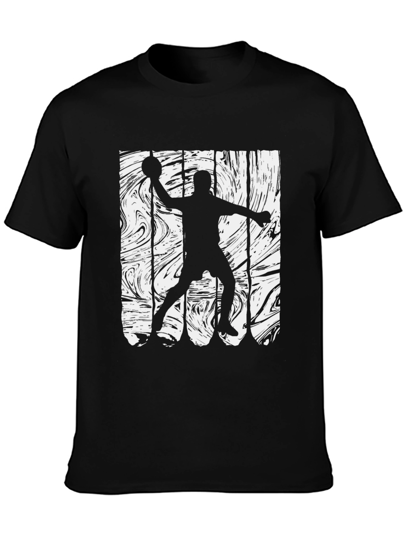Handball Player Graphic T-Shirt
