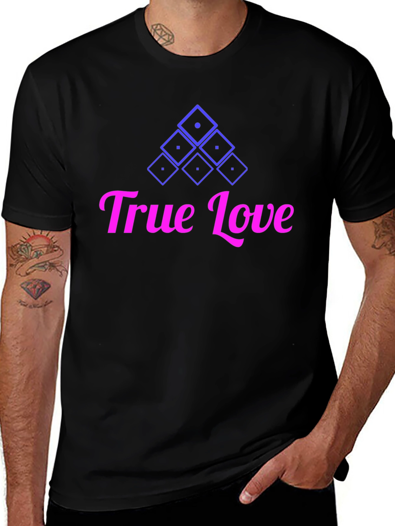 True Love Graphic Tee - Black T-Shirt