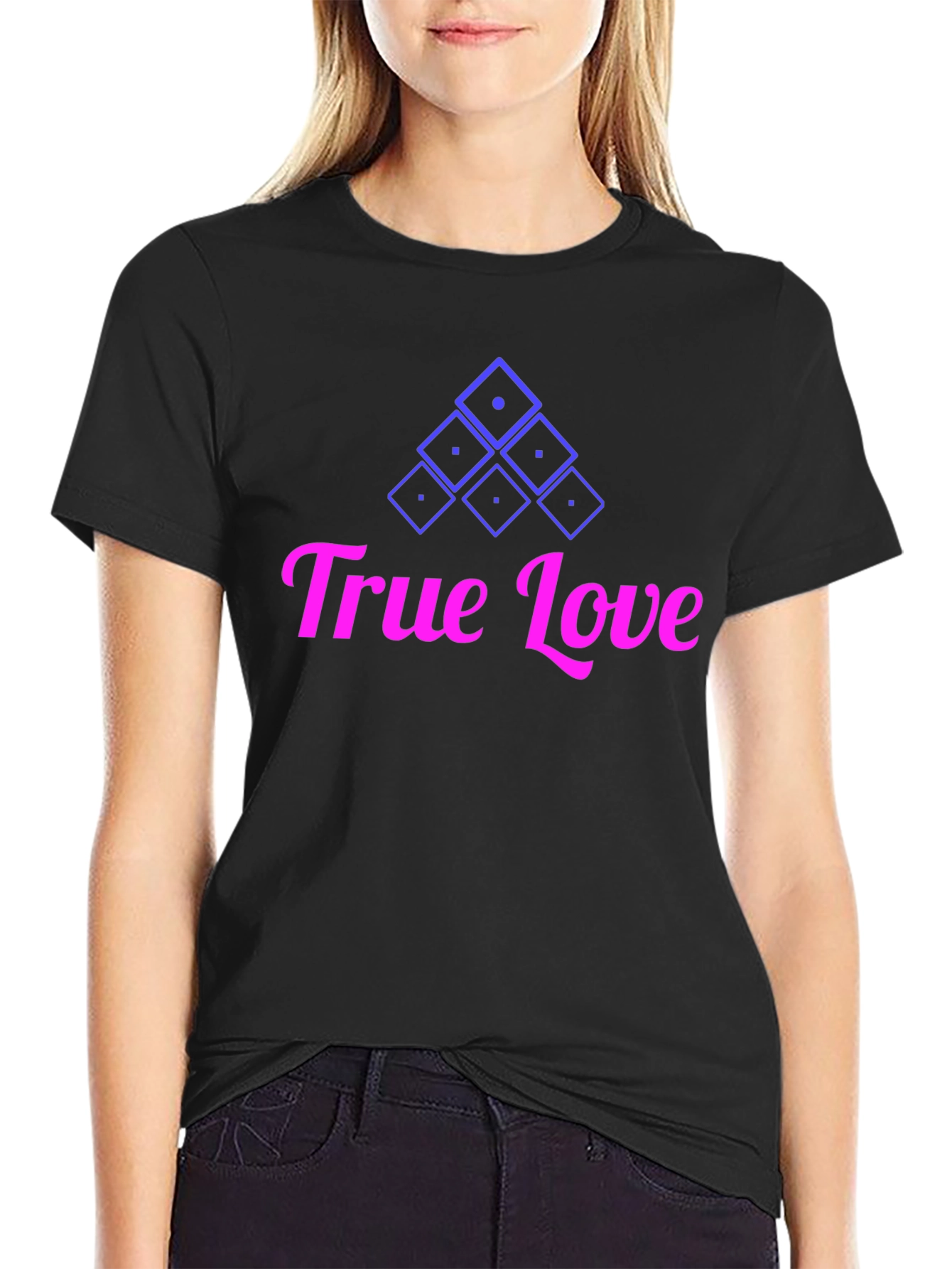 True Love Graphic Tee - Black T-Shirt