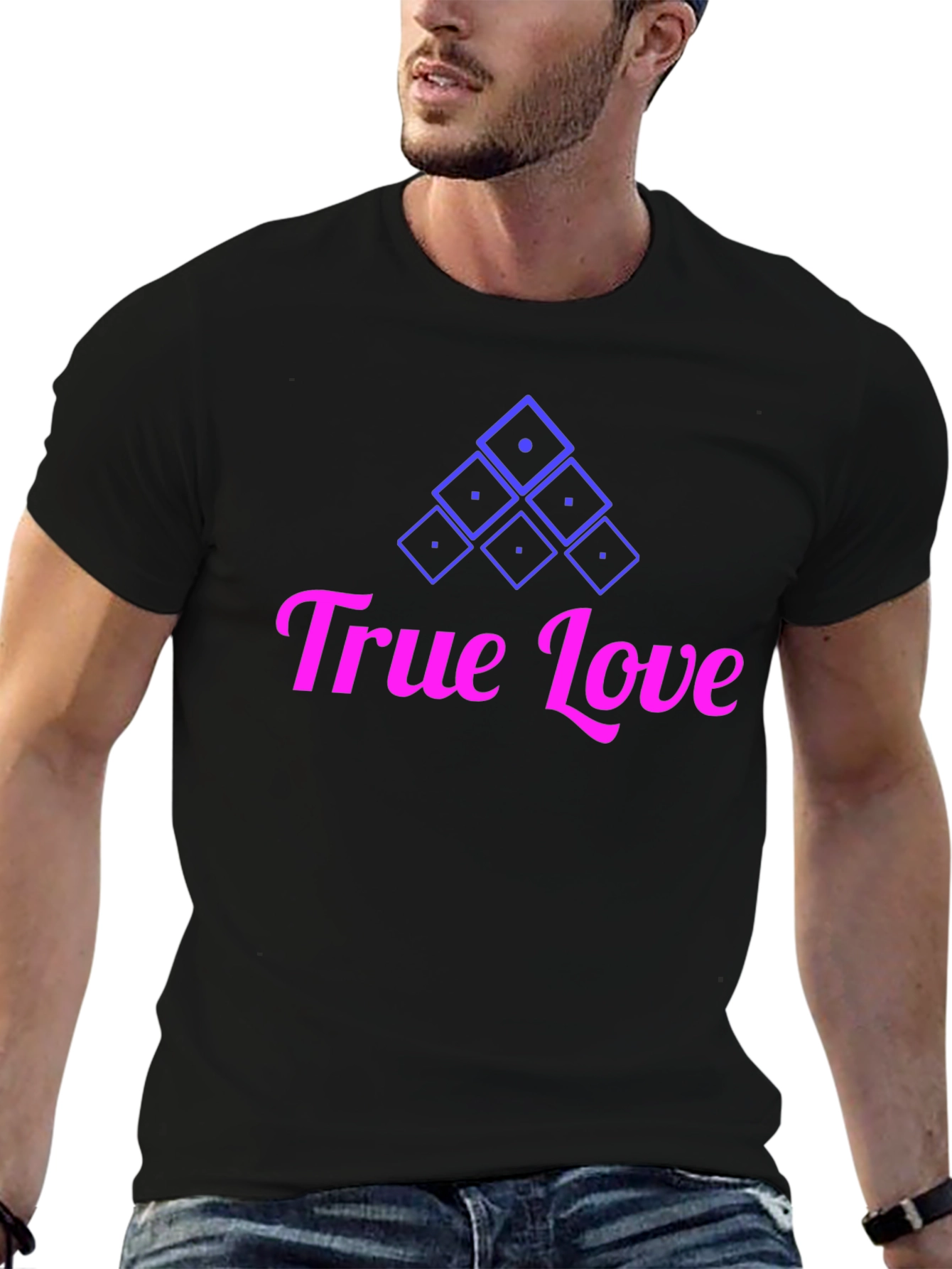True Love Graphic Tee - Black T-Shirt