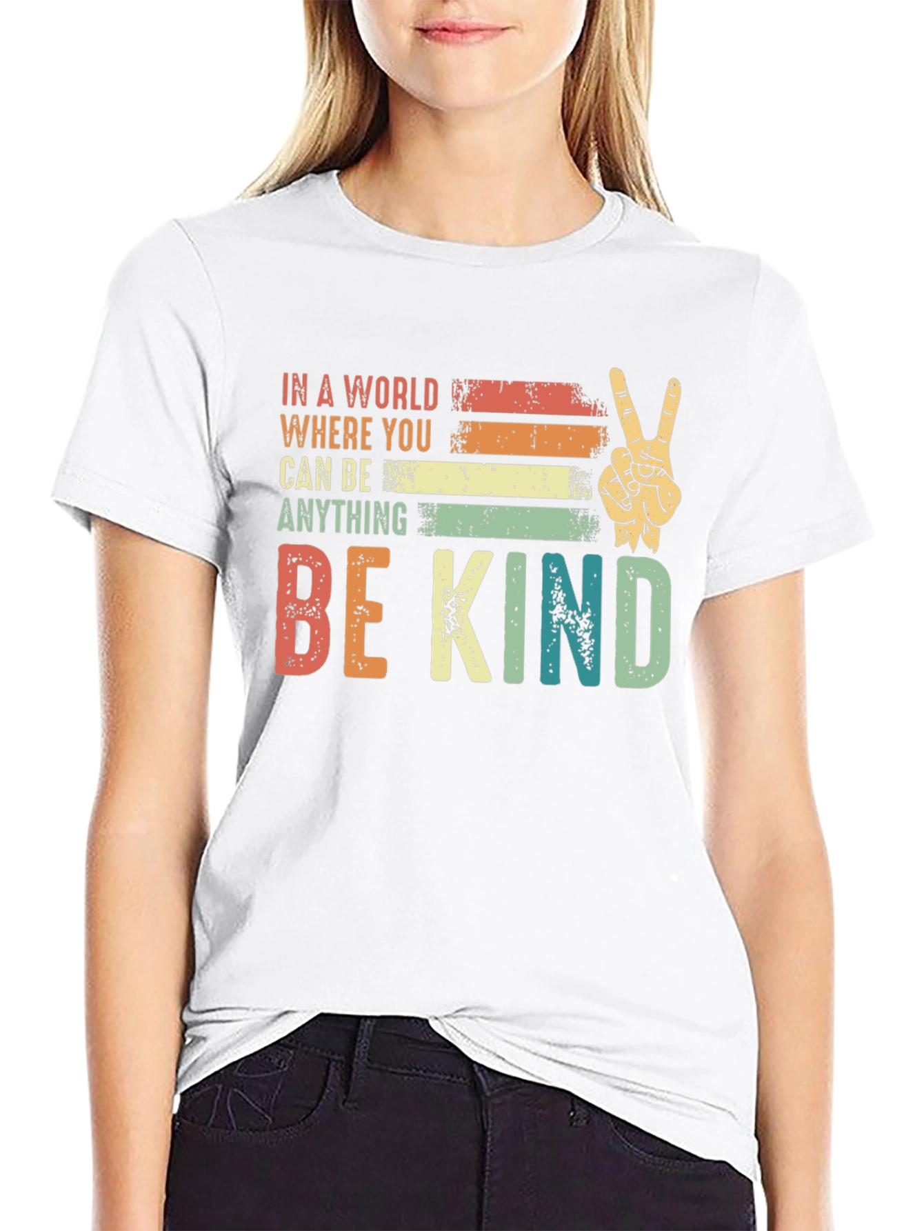 Be Kind T-Shirt: Peace Kindness and Positivity