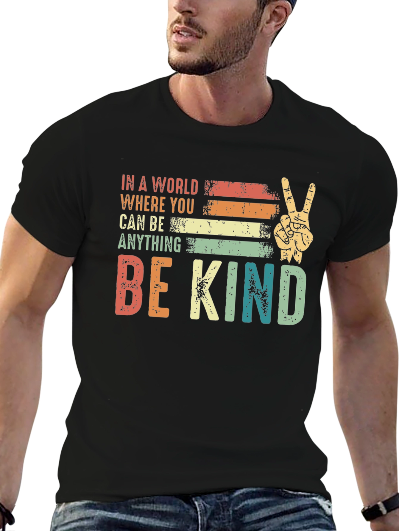 Be Kind T-Shirt: Peace Kindness and Positivity