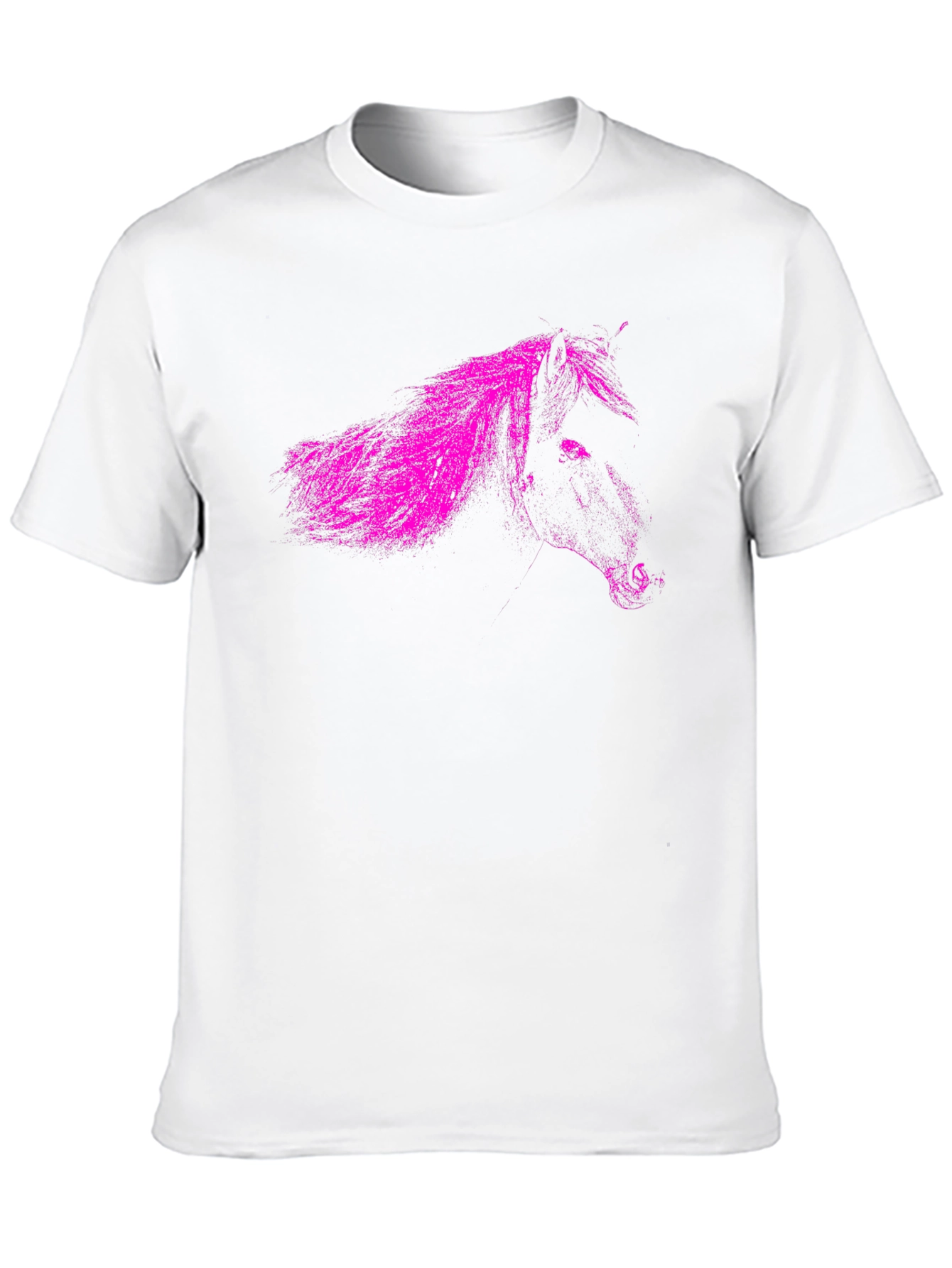 Horse Graphic Black T-Shirt - Unique Design