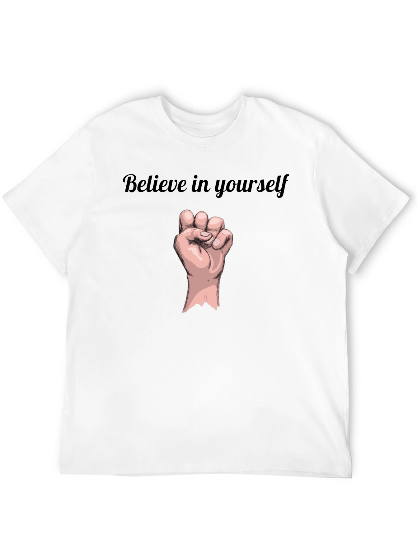 Believe in Yourself Black Graphic Tee
