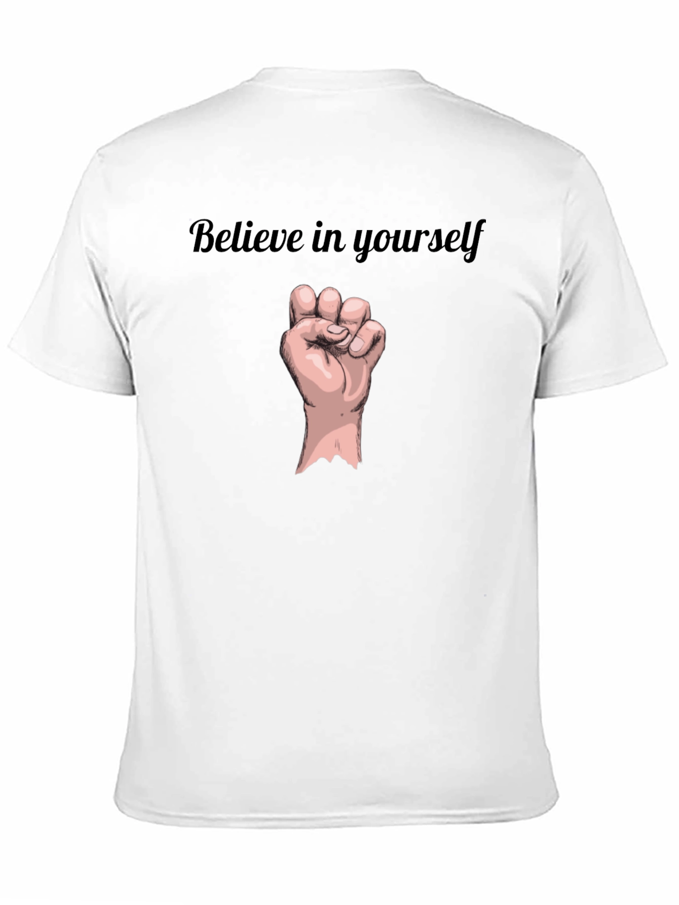 Believe in Yourself Black Graphic Tee