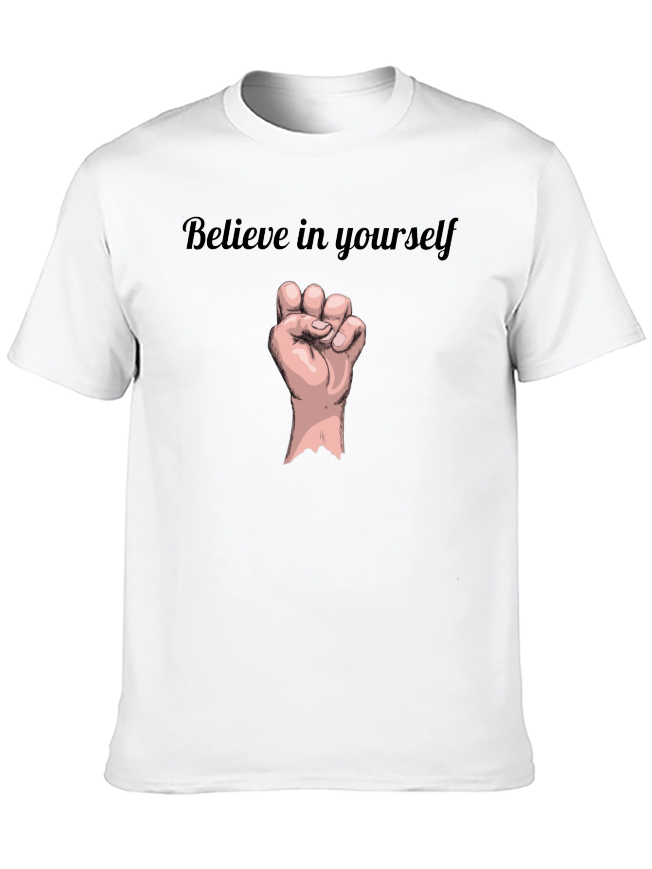 Believe in Yourself Black Graphic Tee