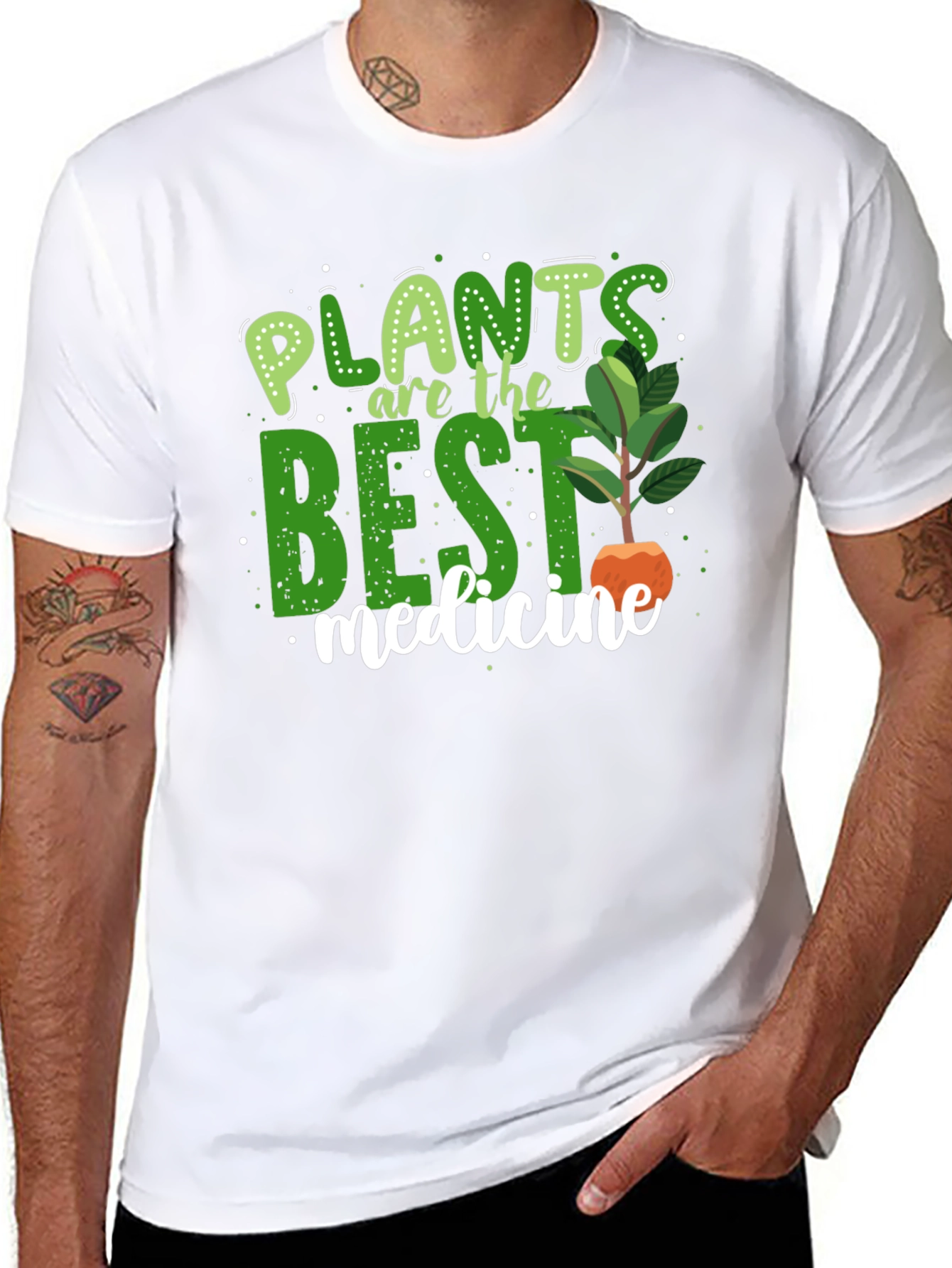 Plants Are The Best Medicine T-Shirt