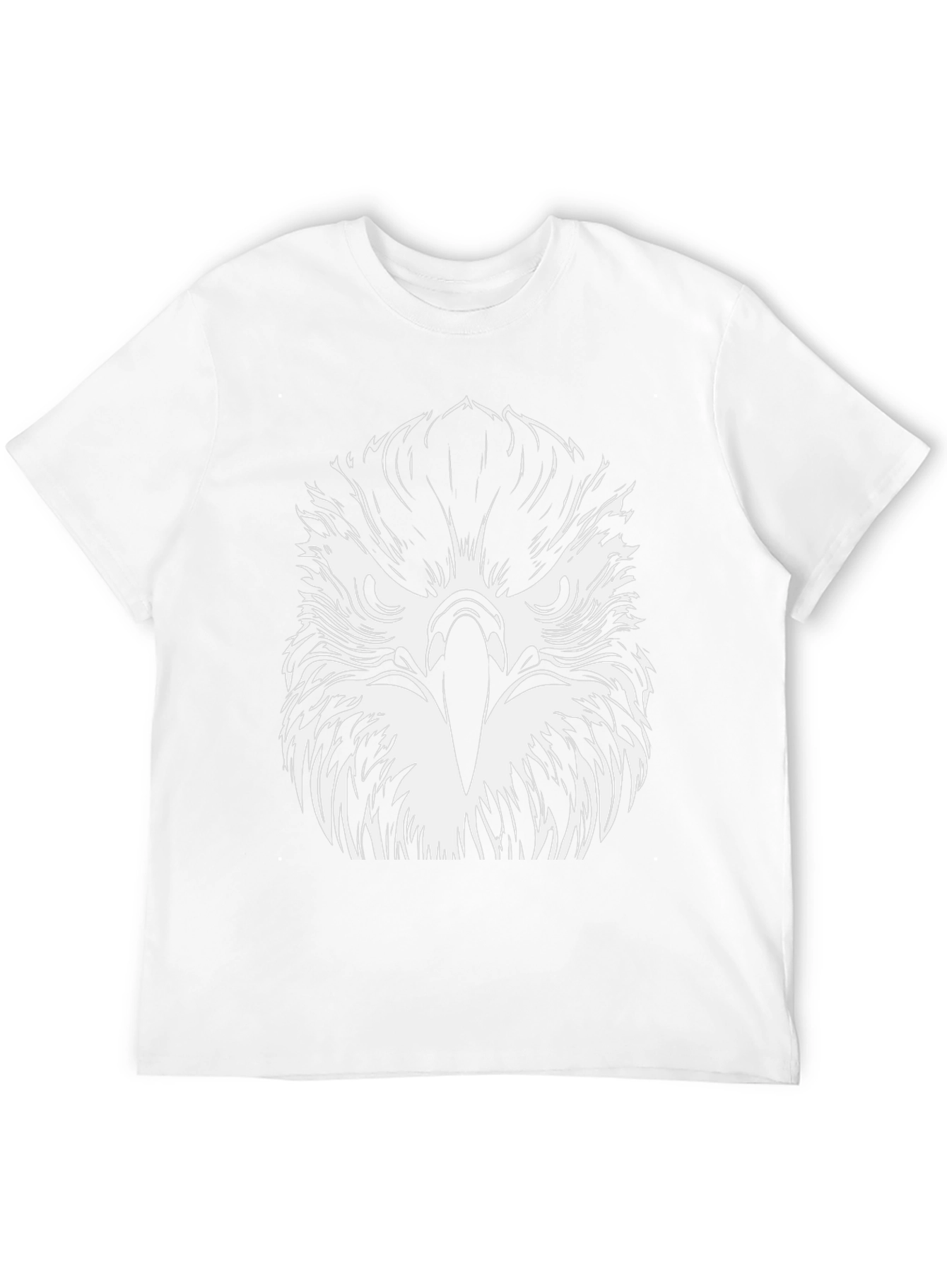 Eagle Graphic Tee - Bold Black Cotton T-Shirt