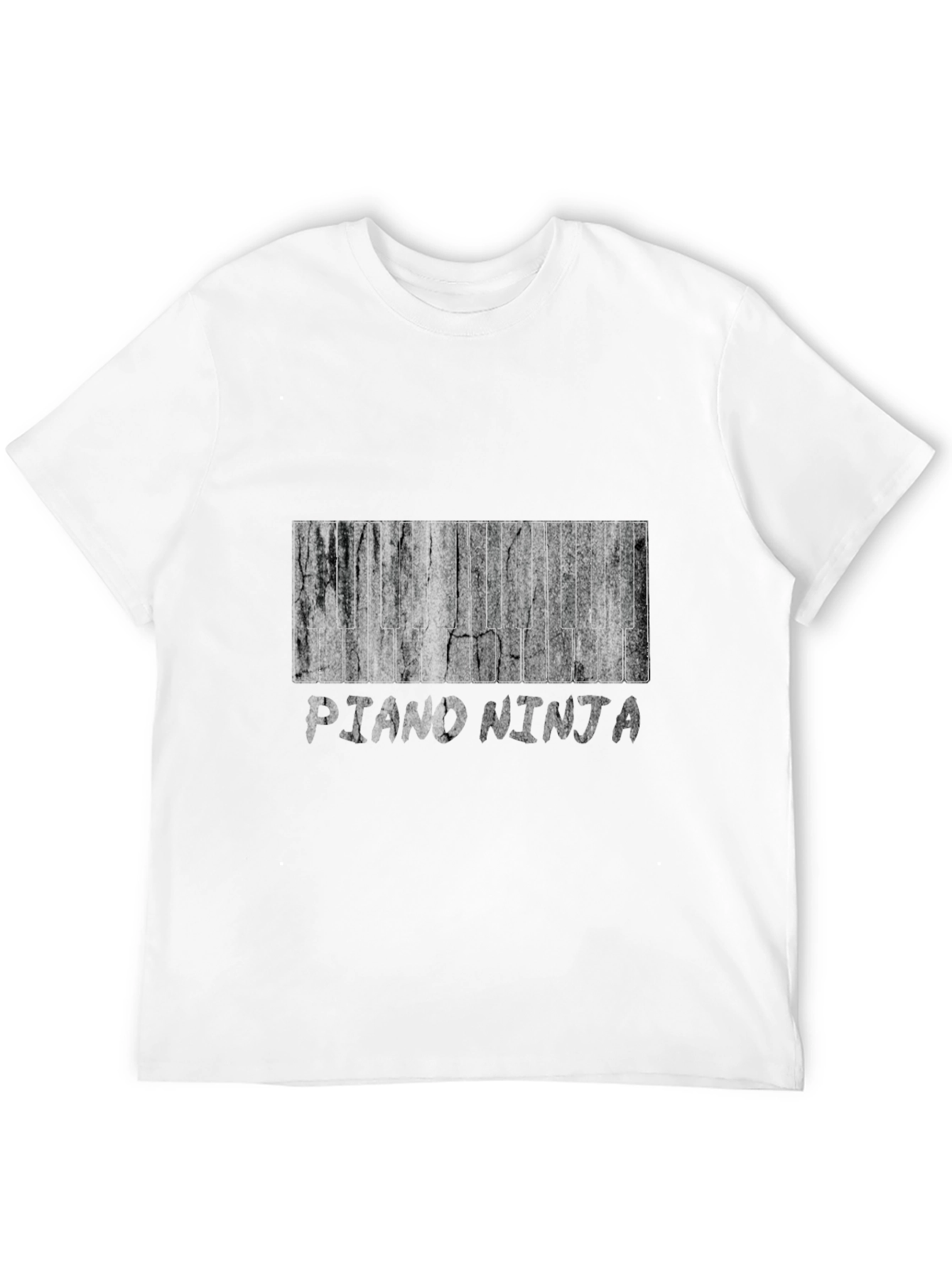 Piano Ninja Black T-Shirt