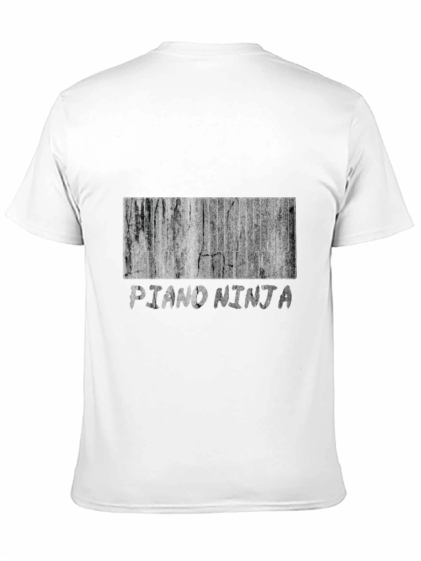 Piano Ninja Black T-Shirt