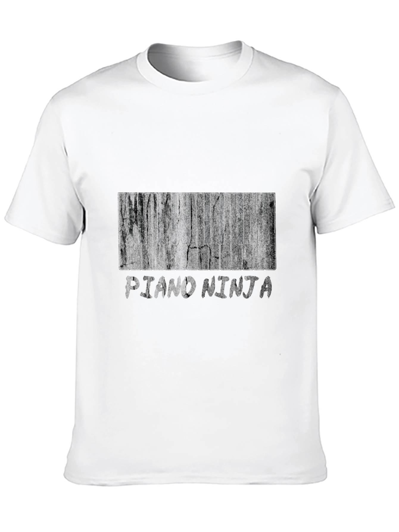 Piano Ninja Black T-Shirt