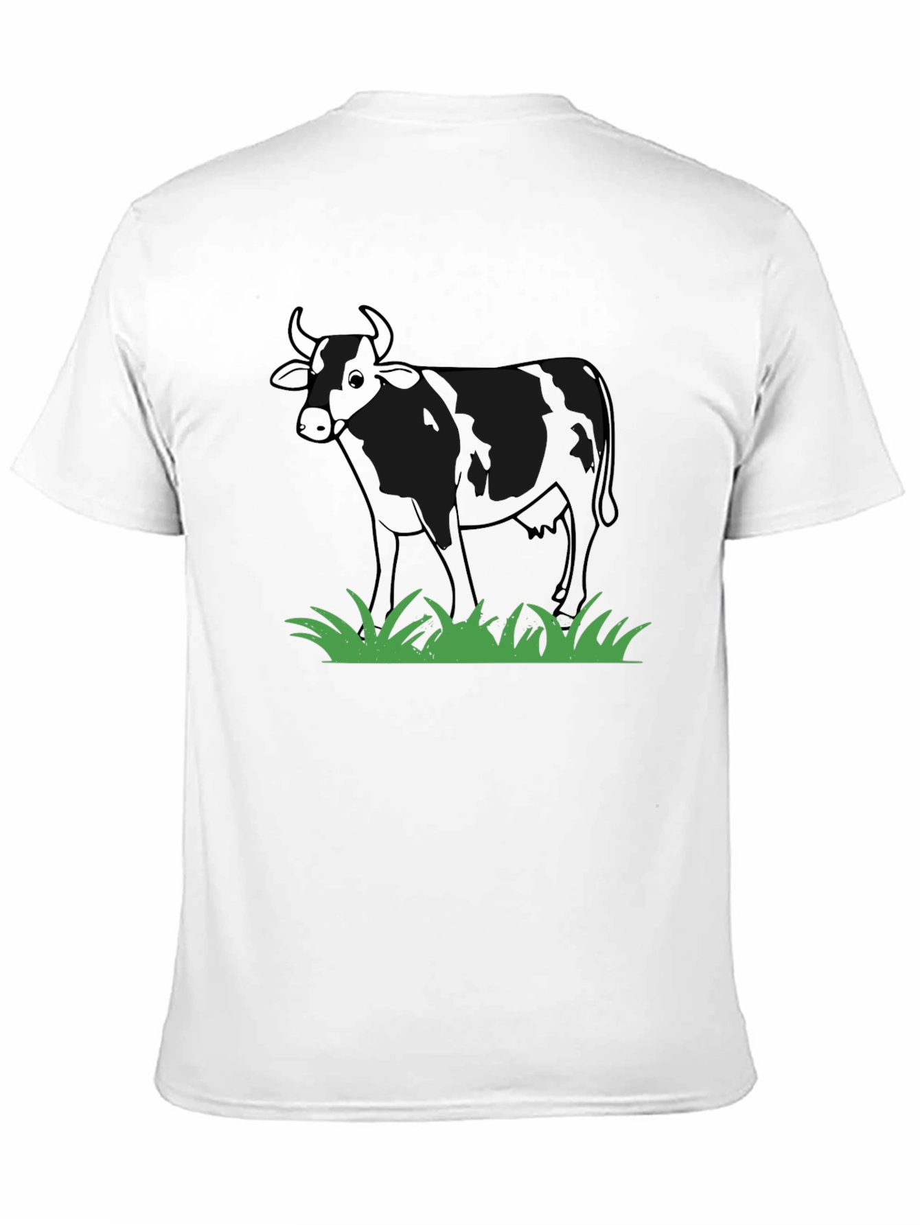 Cow Graphic T-Shirt - Black