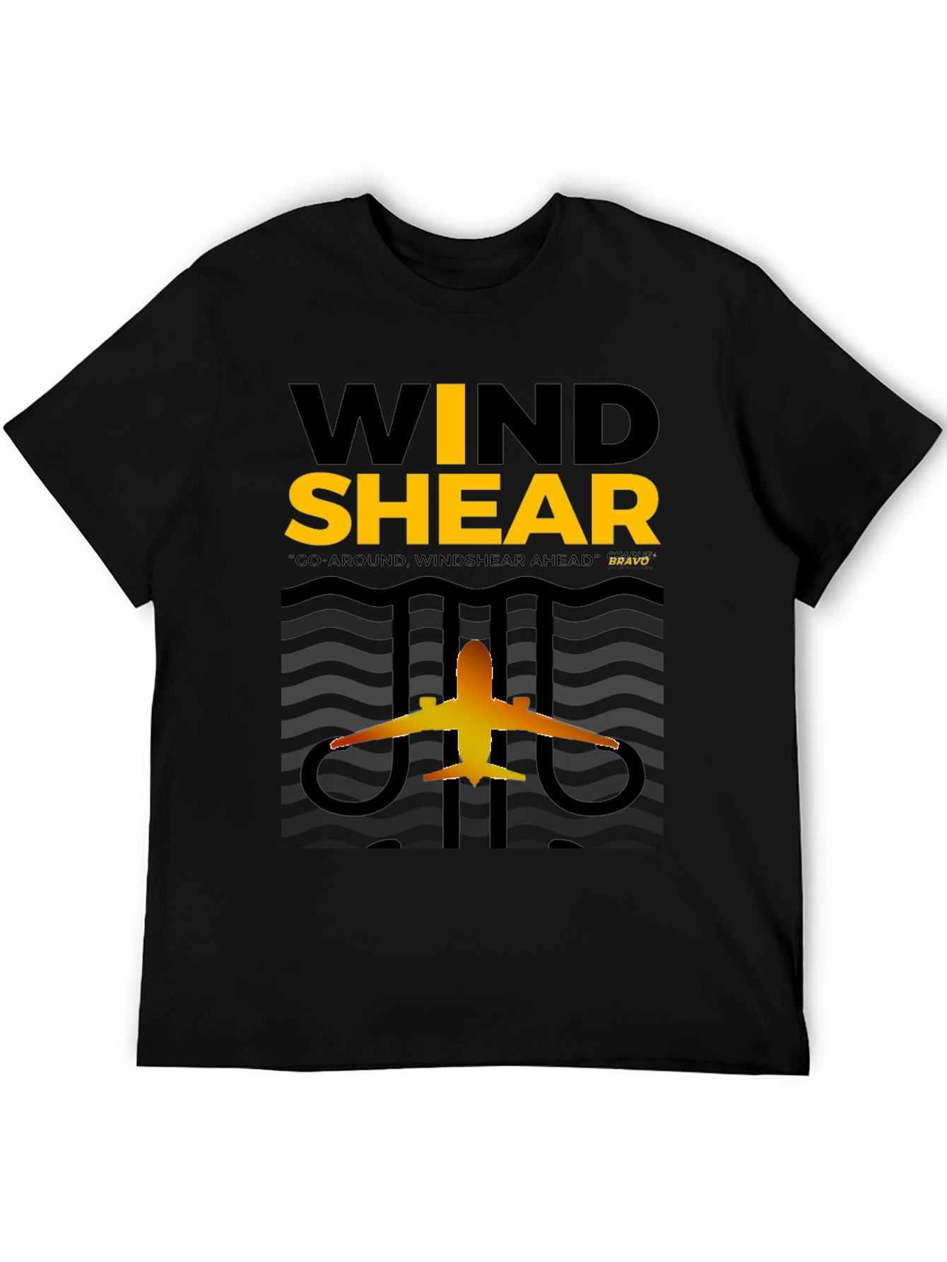 Windshear Airplane Graphic T-Shirt