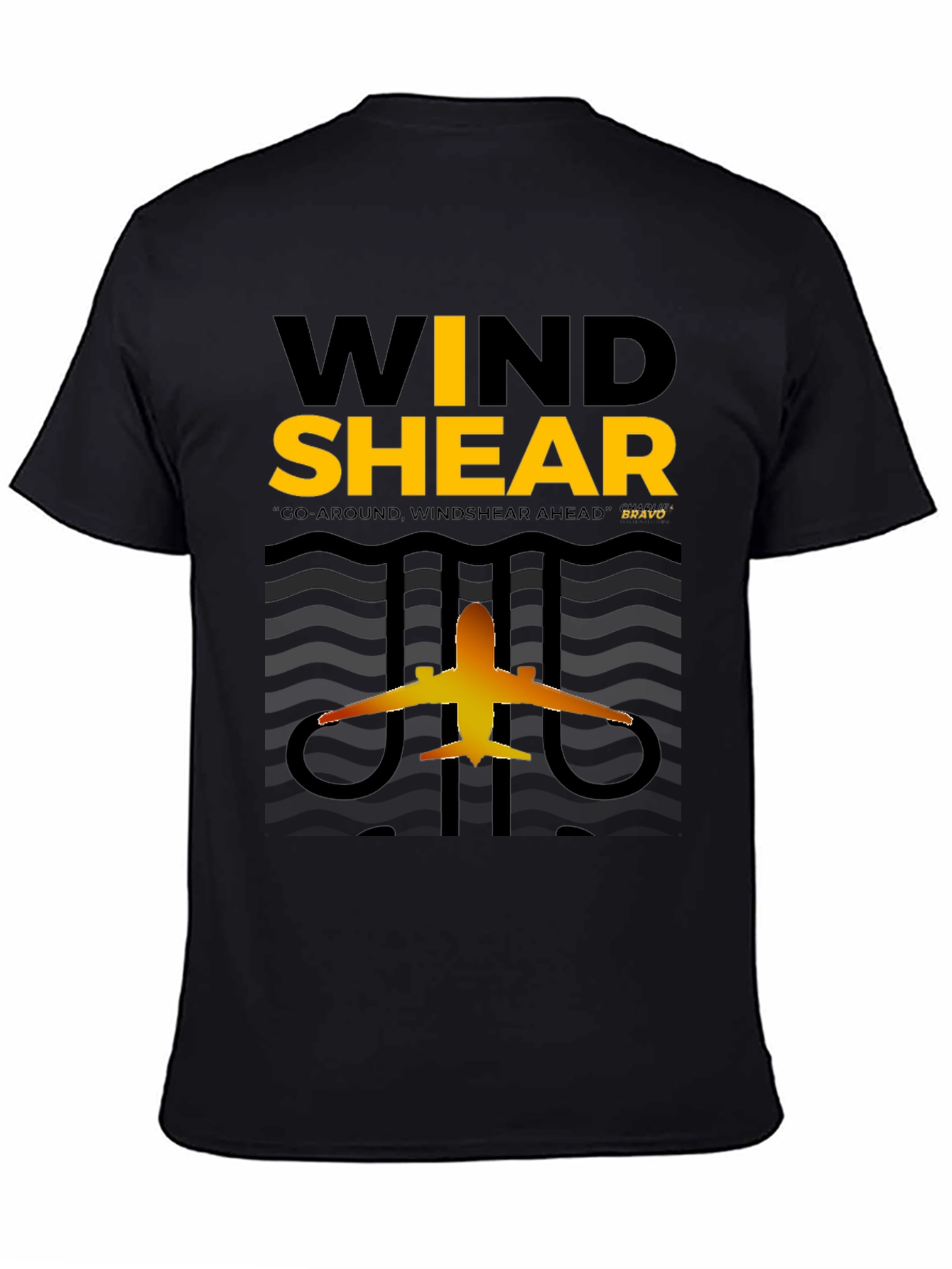 Windshear Airplane Graphic T-Shirt