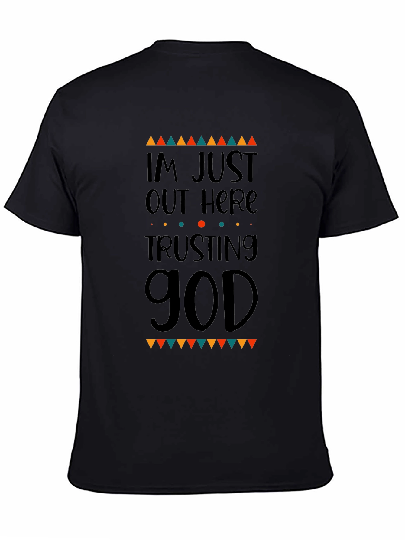 Trusting God Graphic Tee - Religious Mens T-Shirt