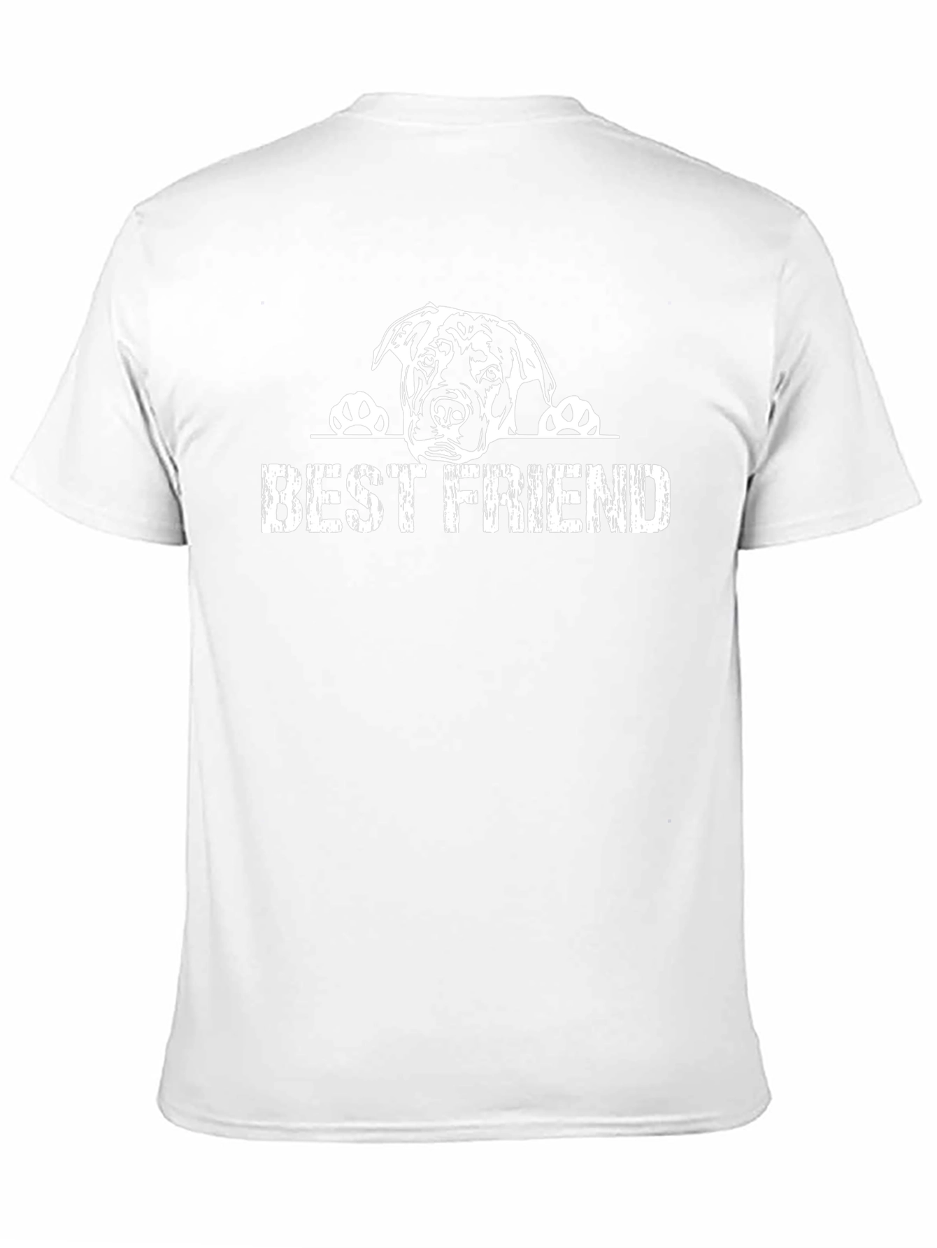 Best Friend Dog Graphic Tee - Unisex Cotton T-Shirt