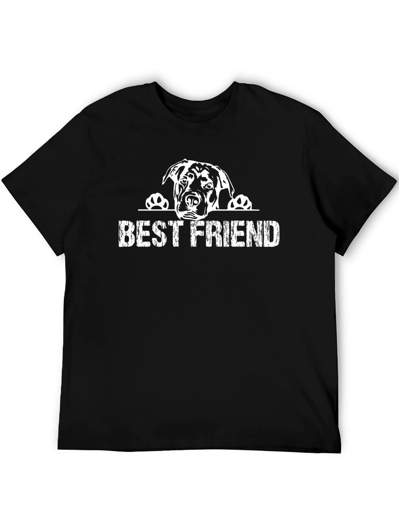 Best Friend Dog Graphic Tee - Unisex Cotton T-Shirt