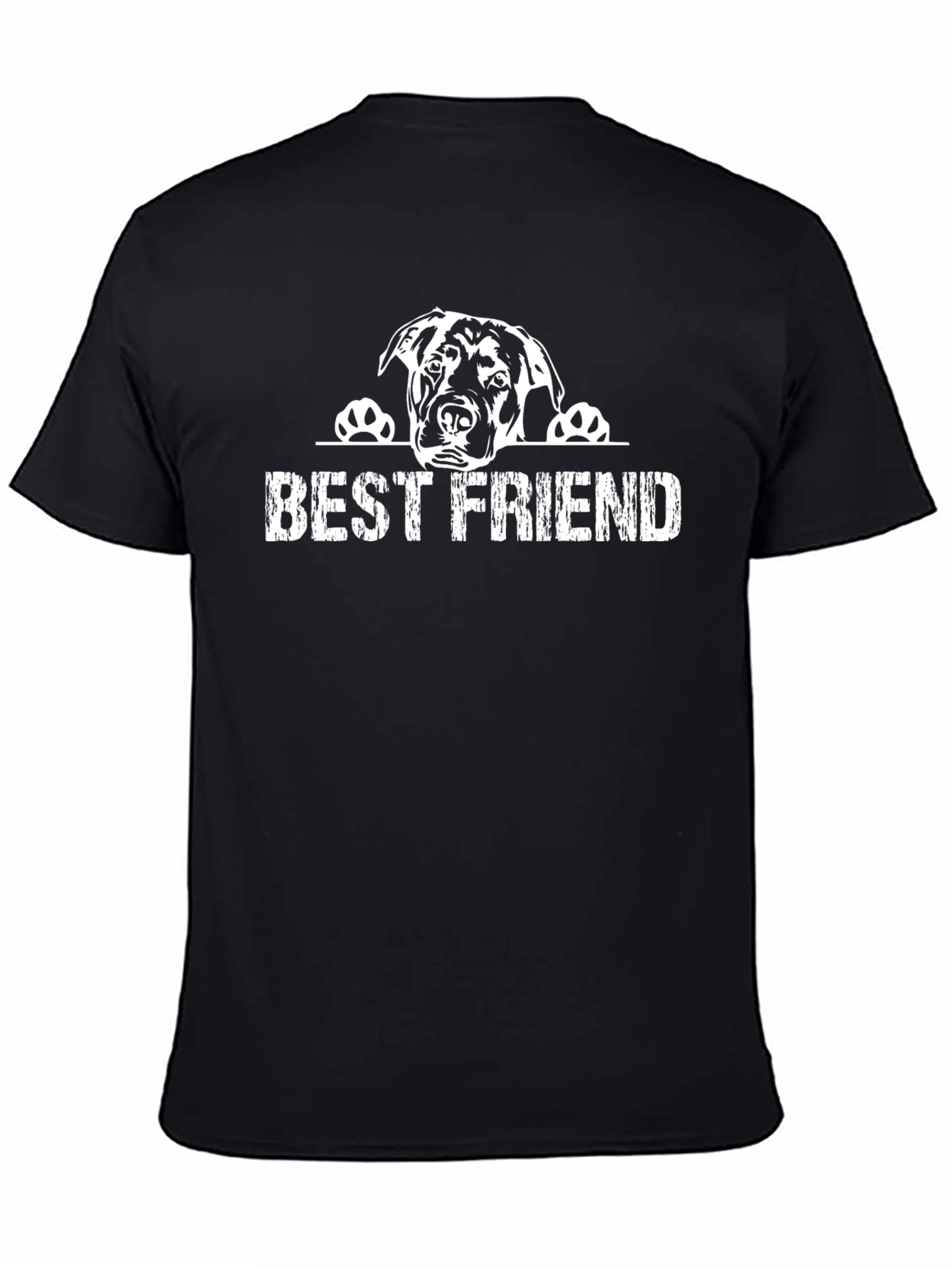 Best Friend Dog Graphic Tee - Unisex Cotton T-Shirt
