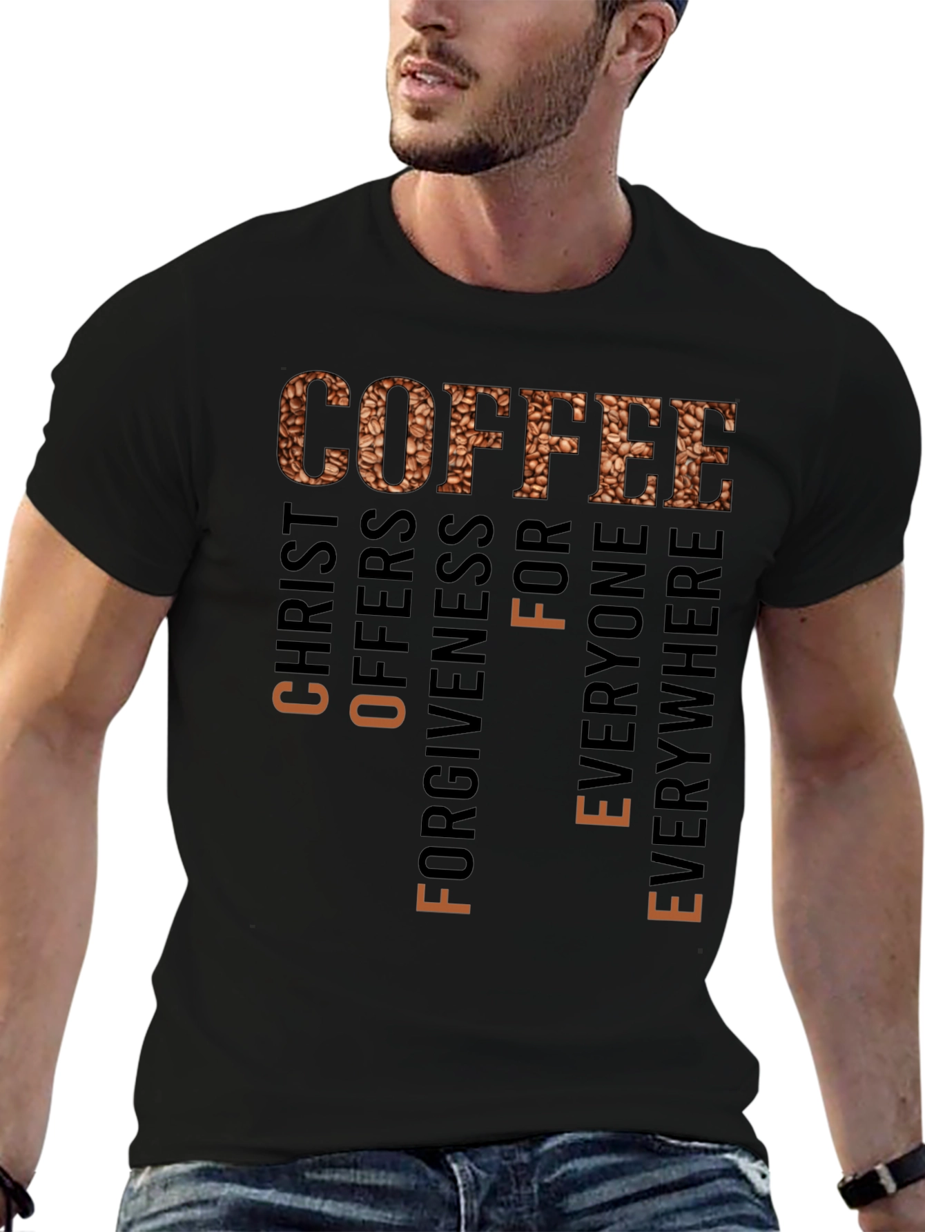 Coffee & Christ T-Shirt - Forgiveness & Everyone